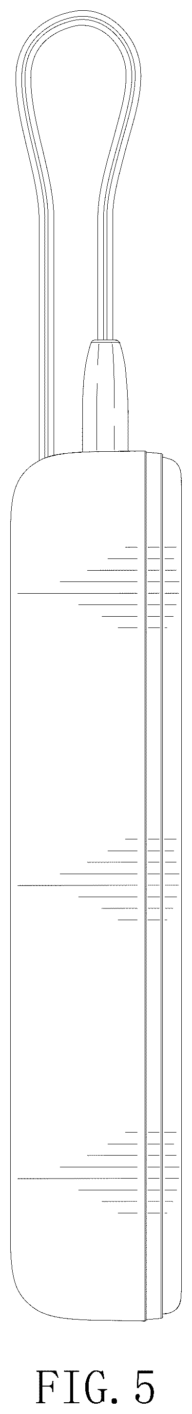Patent USD1123835 Figure 5 – Mobile power device