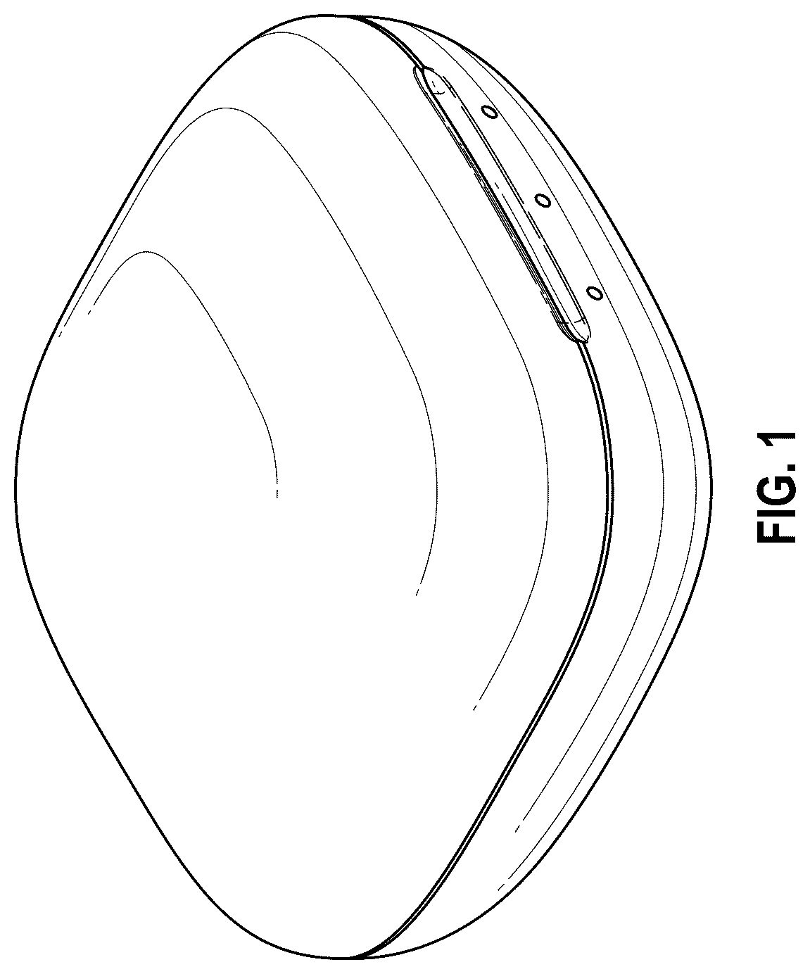 Patent USD1123836 — Hearing aid charger — Figure 1