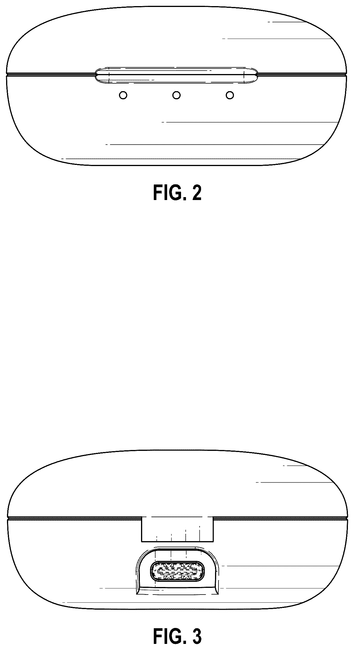 Patent USD1123836 Figure 2 – Hearing aid charger