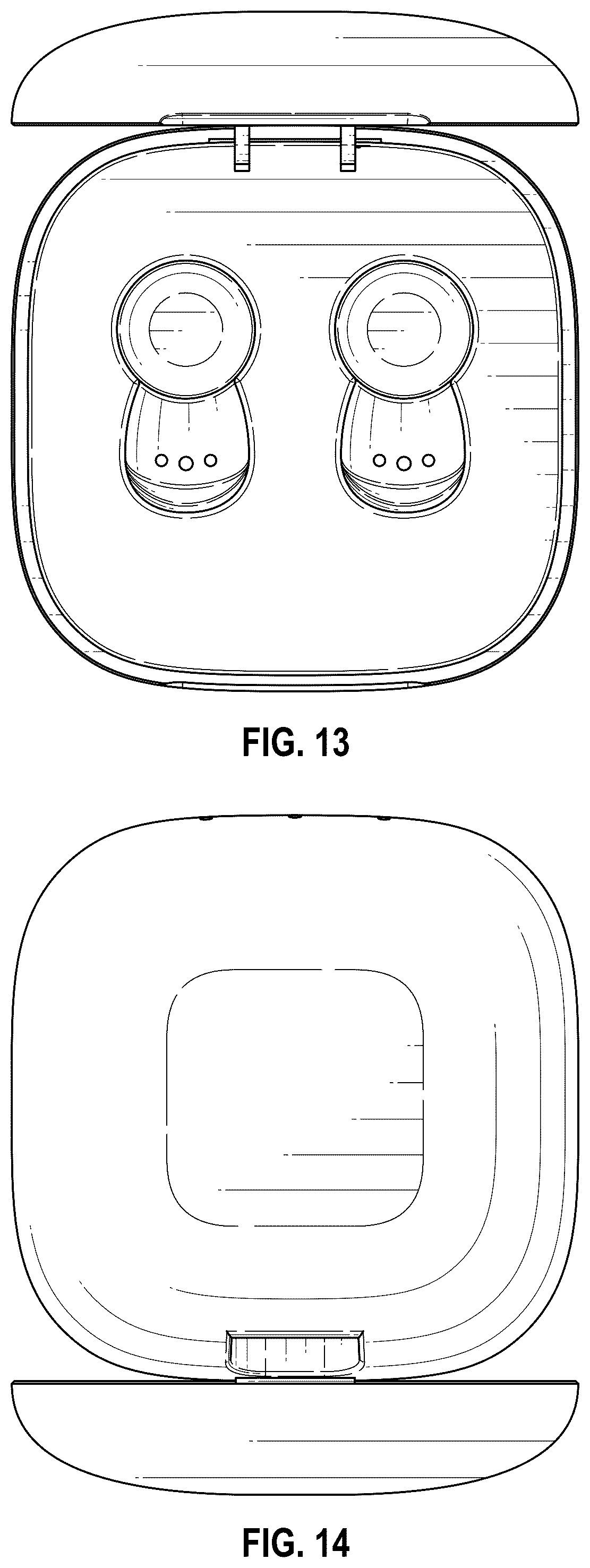 Patent USD1123836 Figure 8 – Hearing aid charger