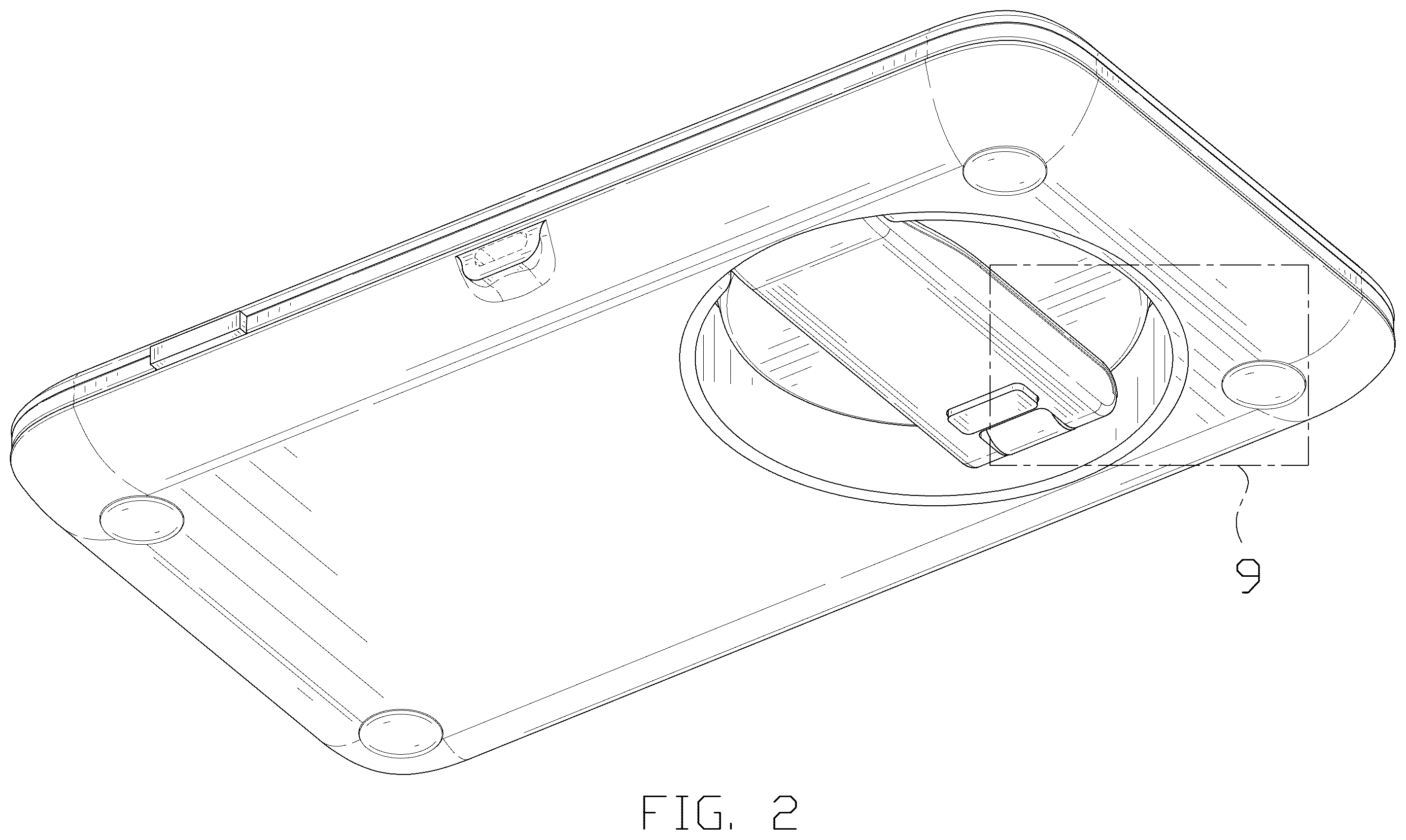 Patent USD1123837 Figure 2 – Wireless charger
