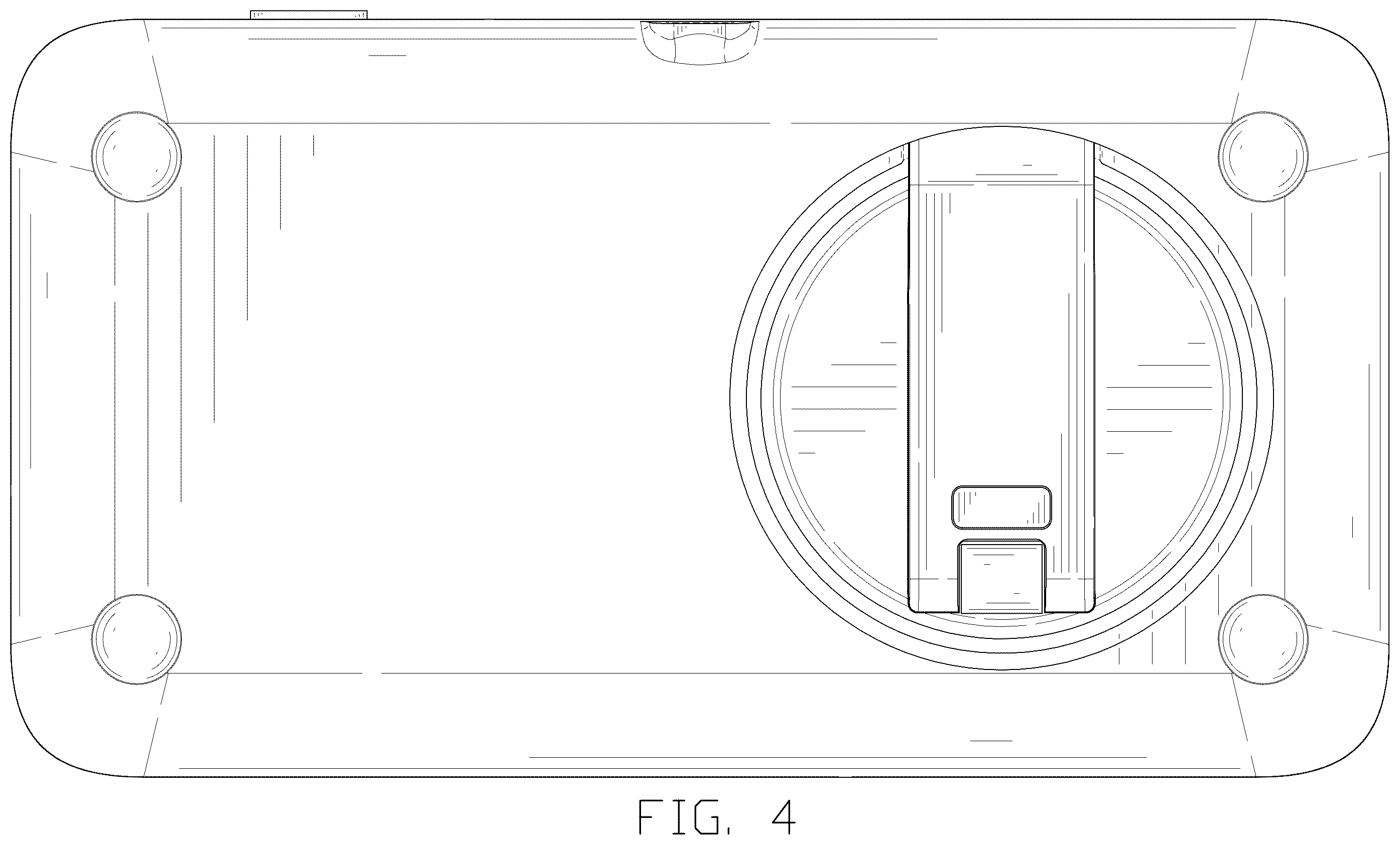 Patent USD1123837 Figure 4 – Wireless charger