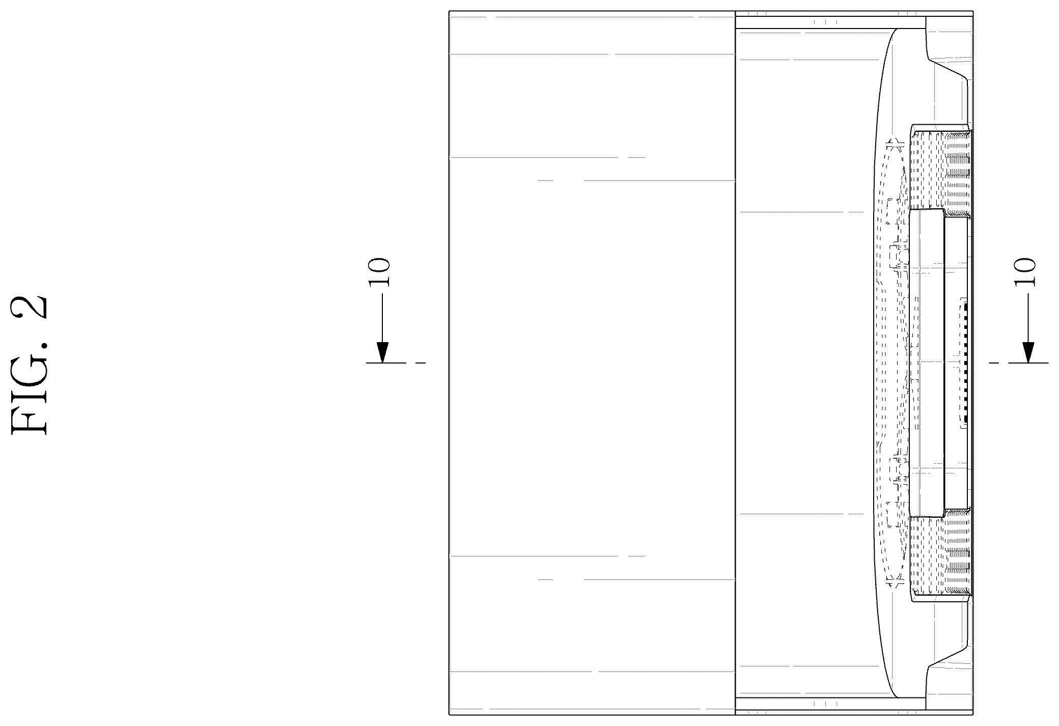 Patent USD1123838 Figure 2 – Charging station for robot cleaner
