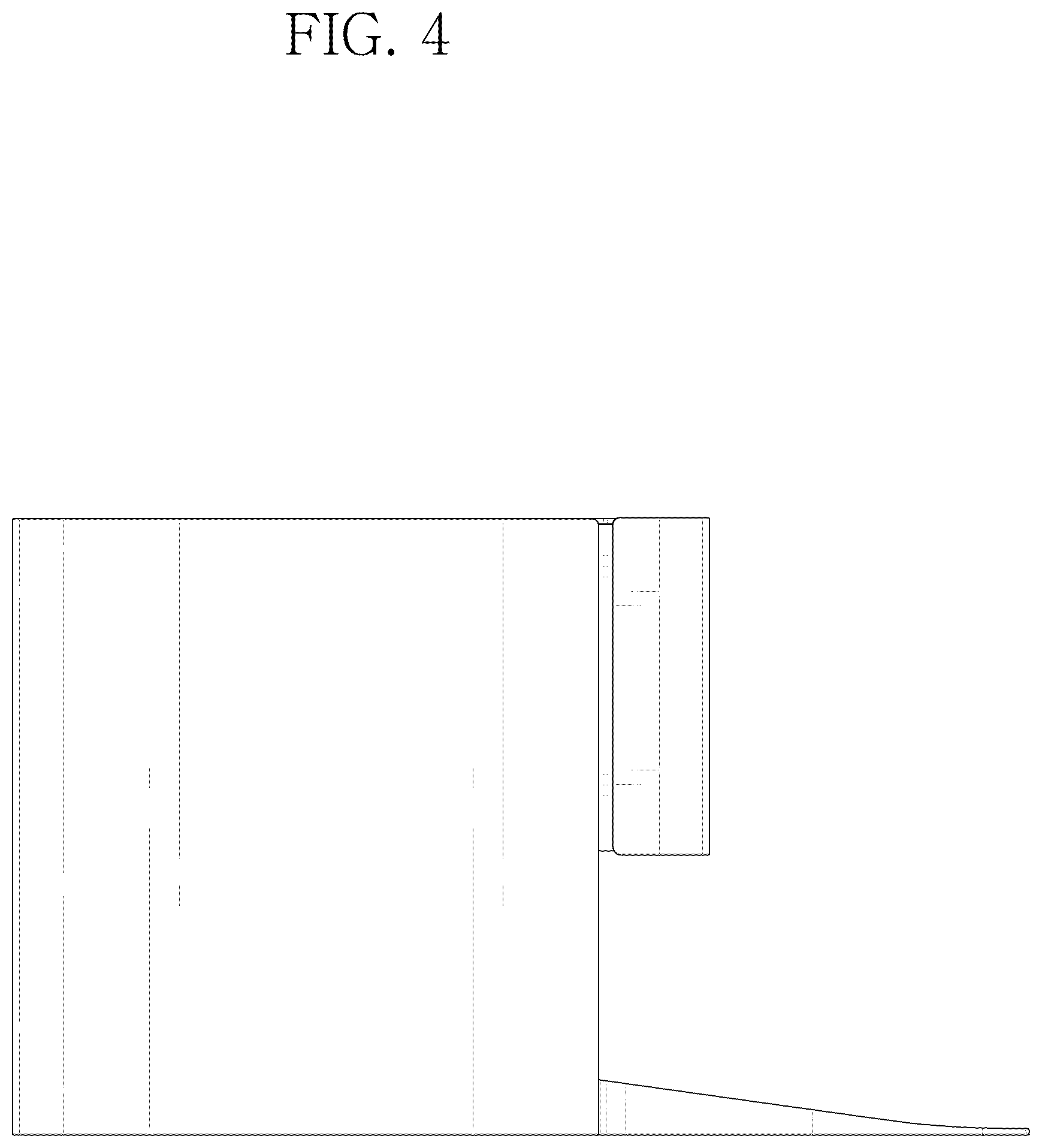 Patent USD1123838 Figure 4 – Charging station for robot cleaner