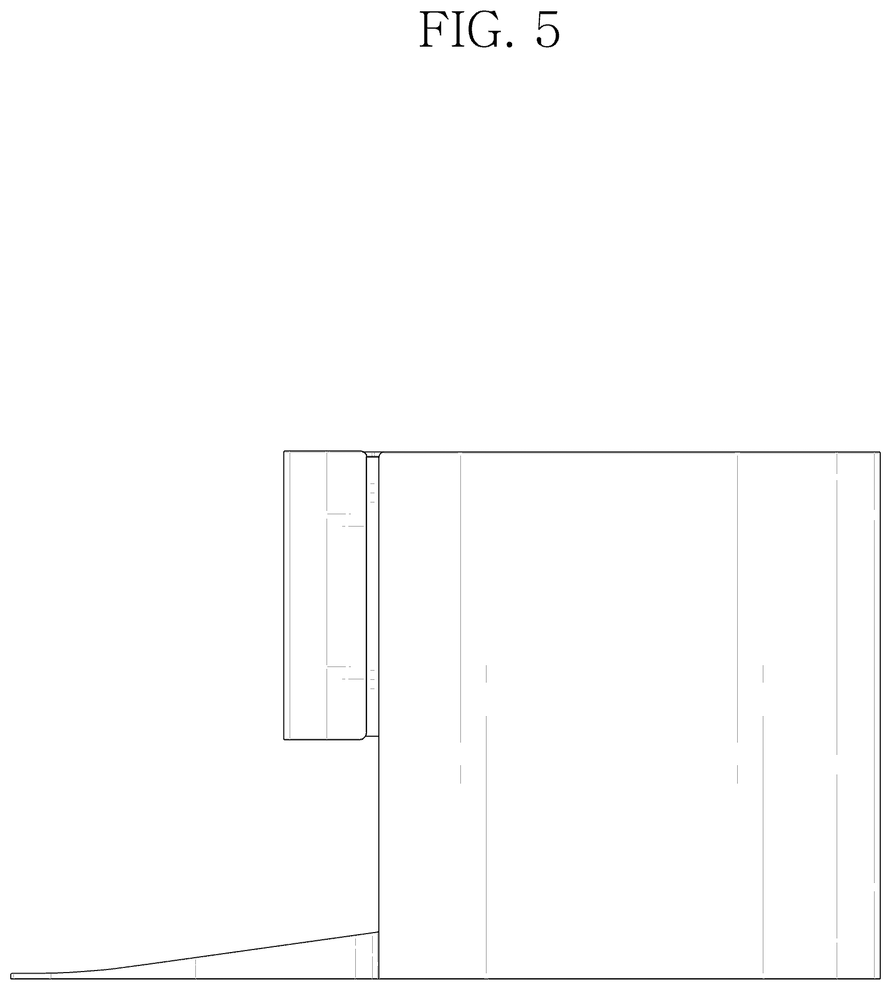 Patent USD1123838 Figure 5 – Charging station for robot cleaner
