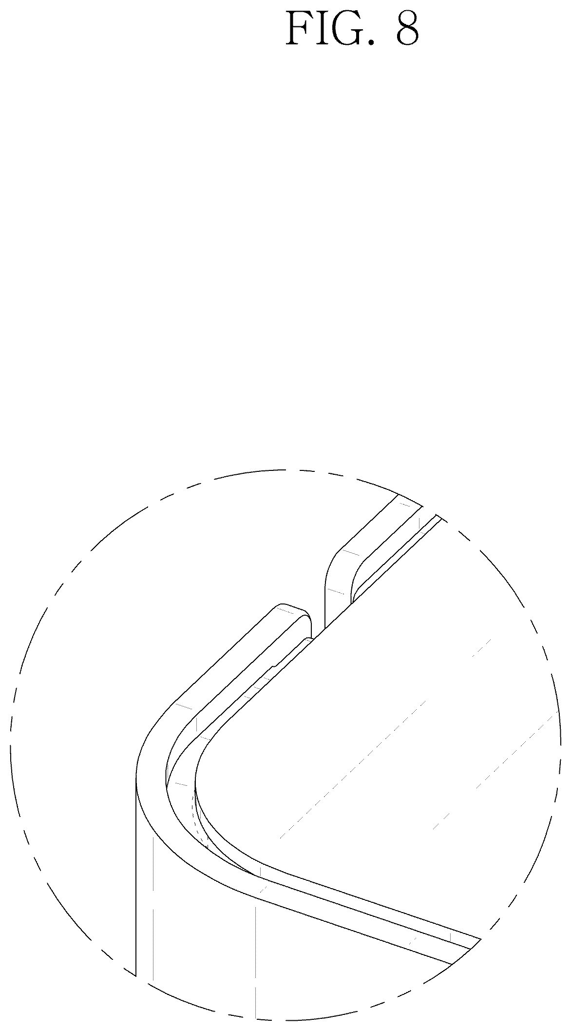 Patent USD1123838 Figure 8 – Charging station for robot cleaner