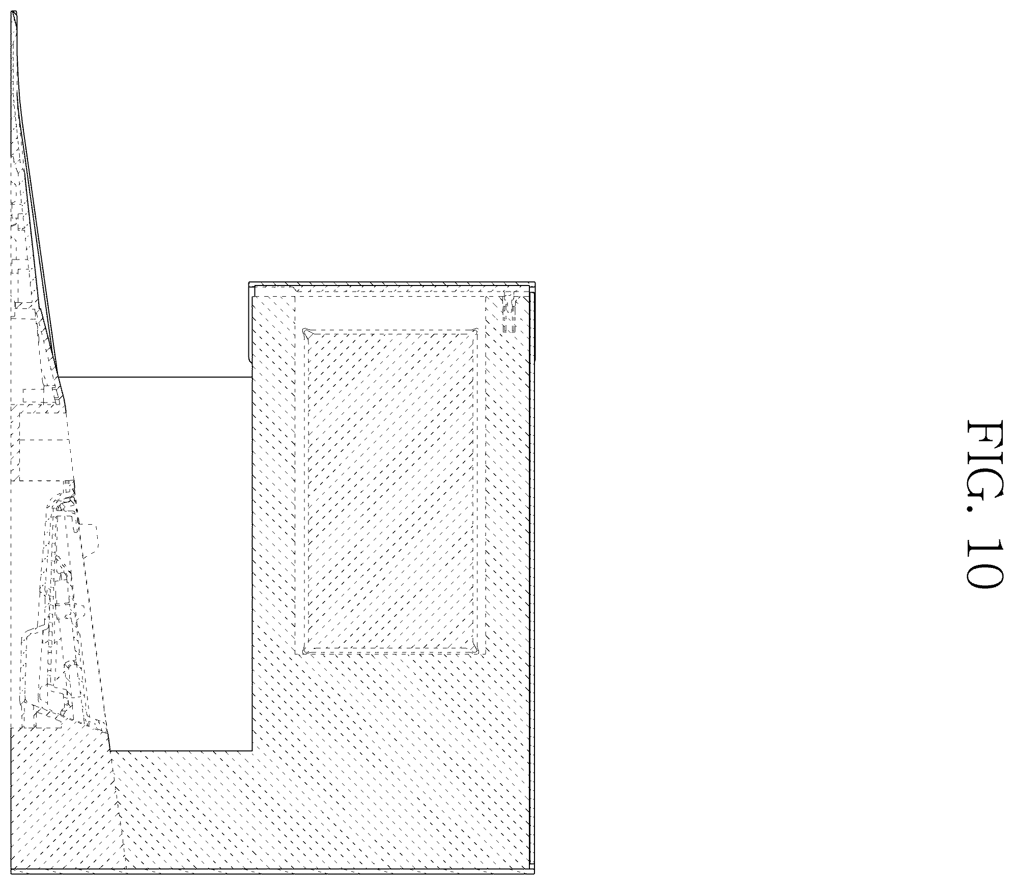 Patent USD1123838 Figure 10 – Charging station for robot cleaner