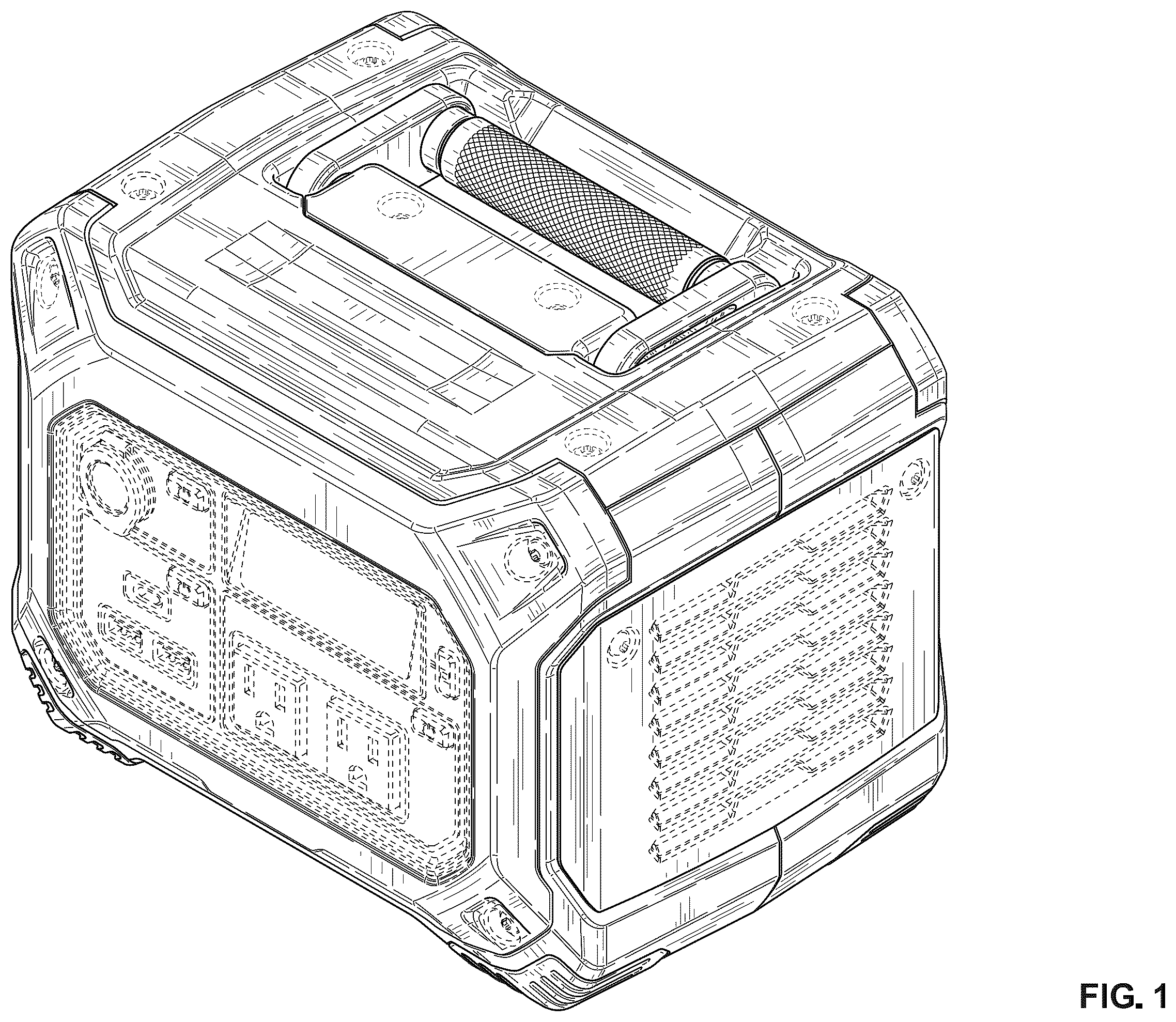 Patent USD1123844 Figure 1 – Power station