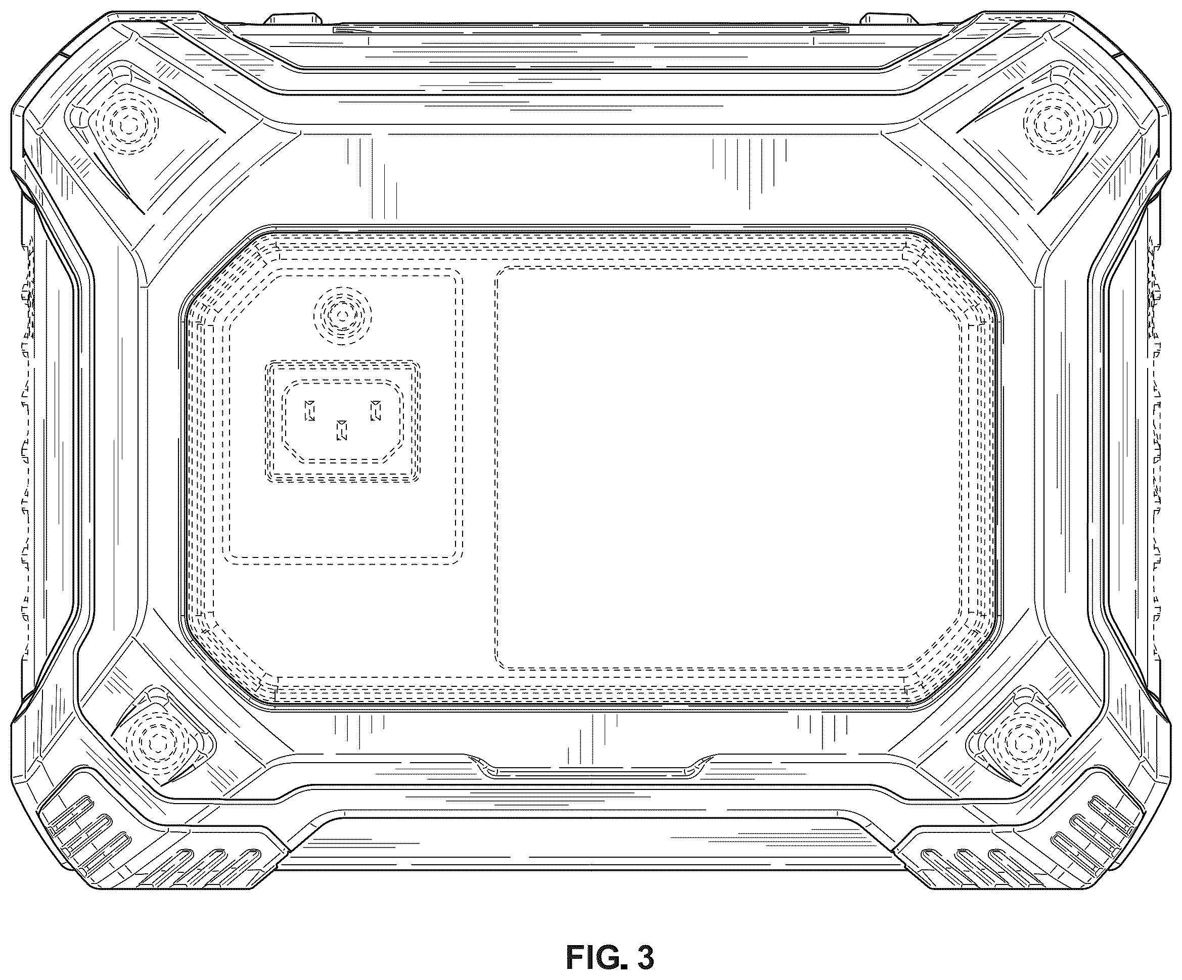 Patent USD1123844 Figure 3 – Power station