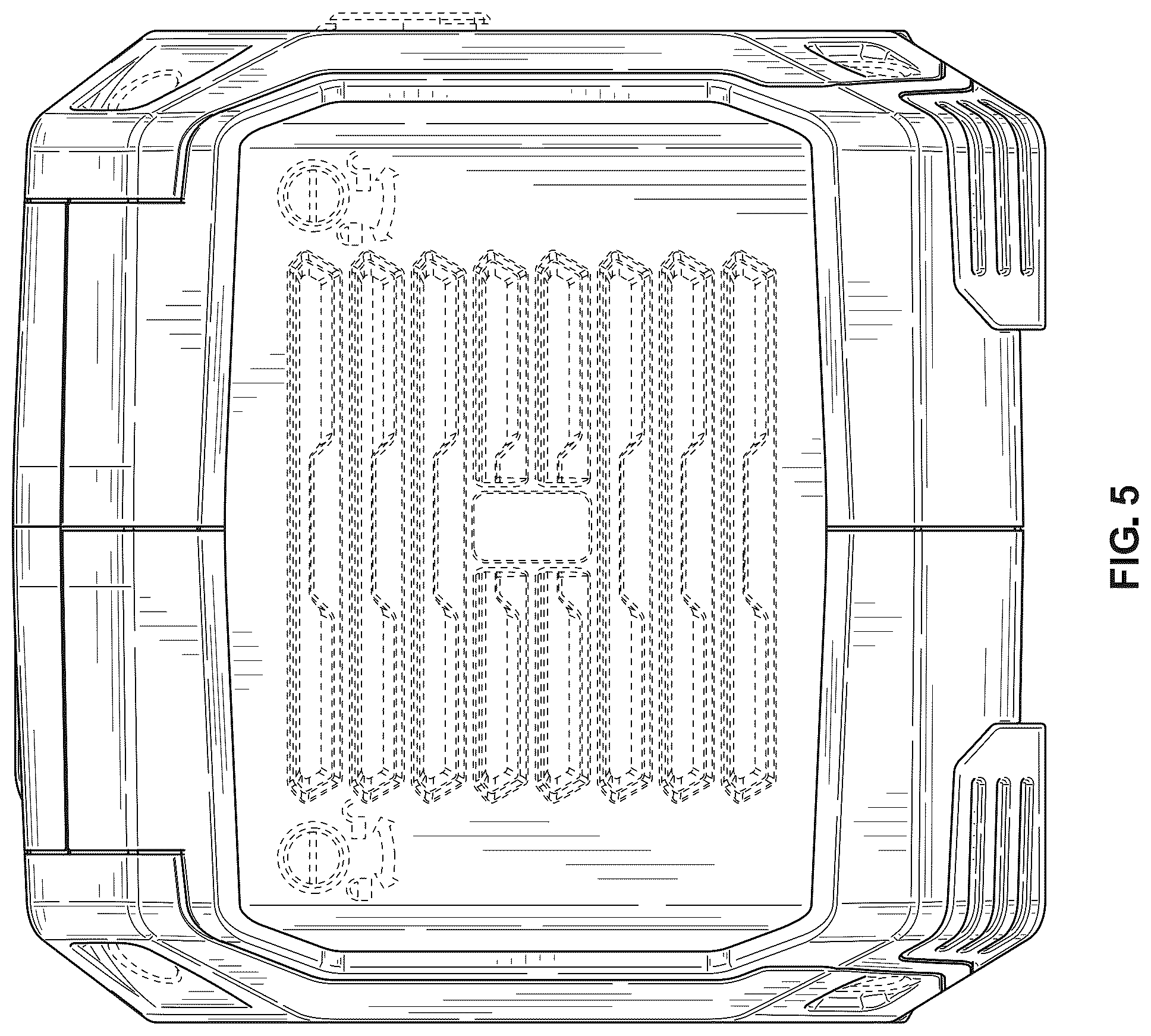 Patent USD1123844 Figure 5 – Power station