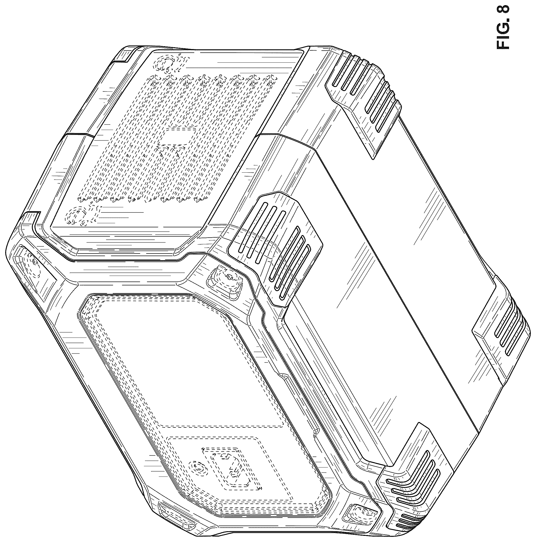 Patent USD1123844 Figure 8 – Power station