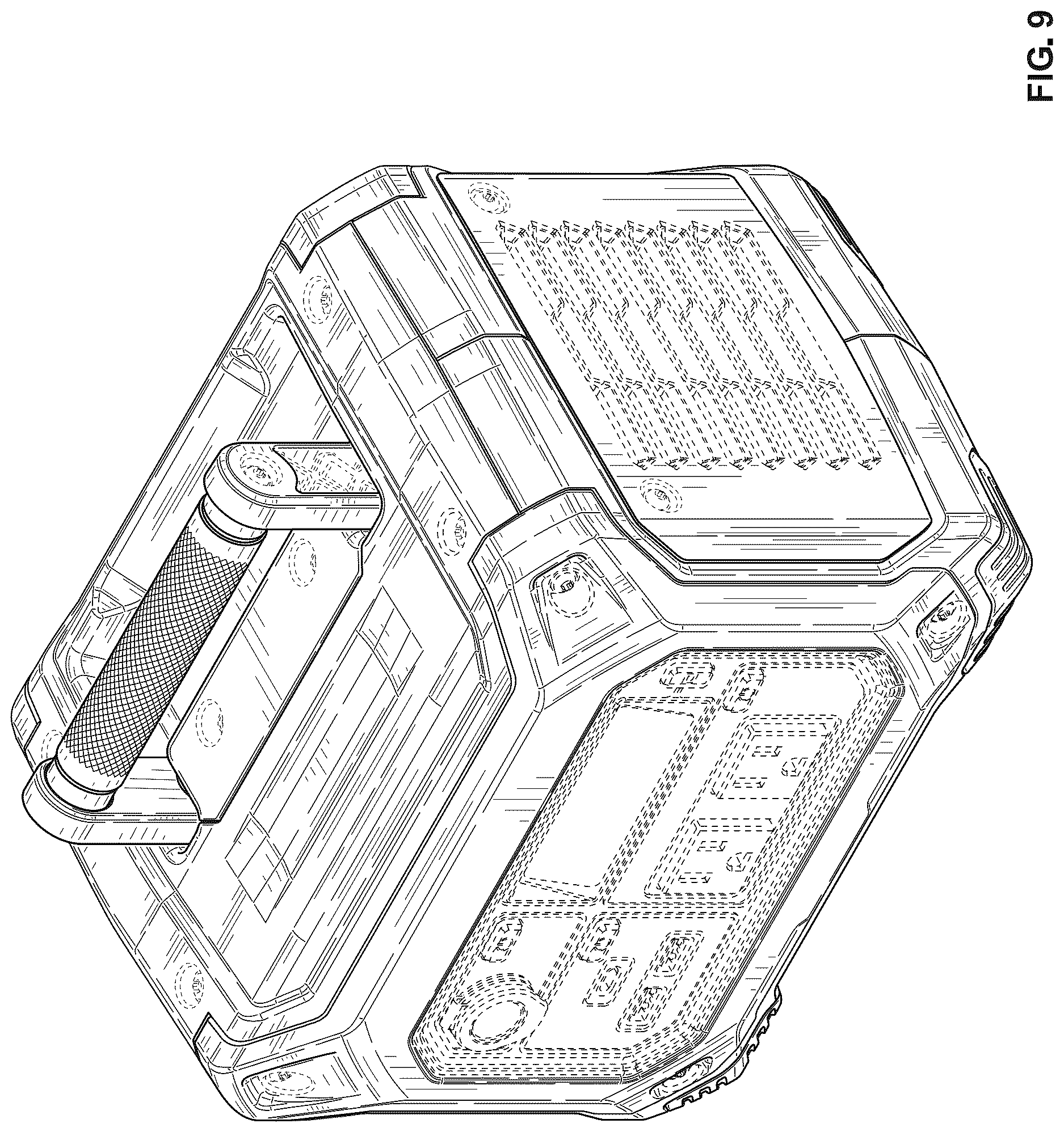 Patent USD1123844 Figure 9 – Power station