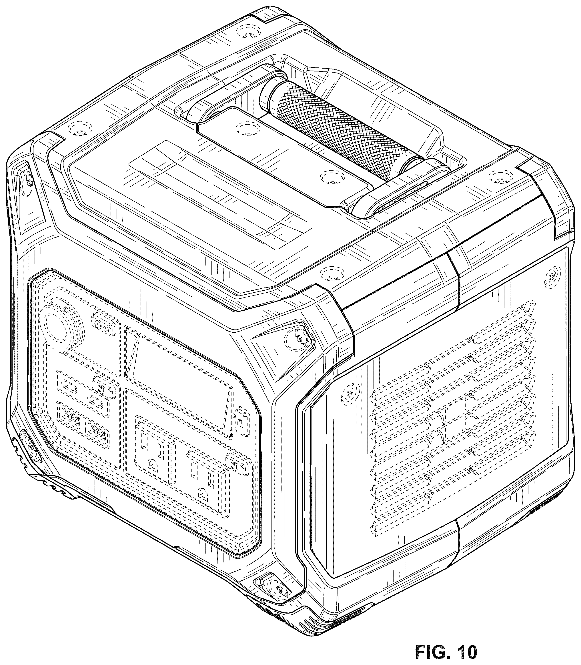 Patent USD1123844 Figure 10 – Power station