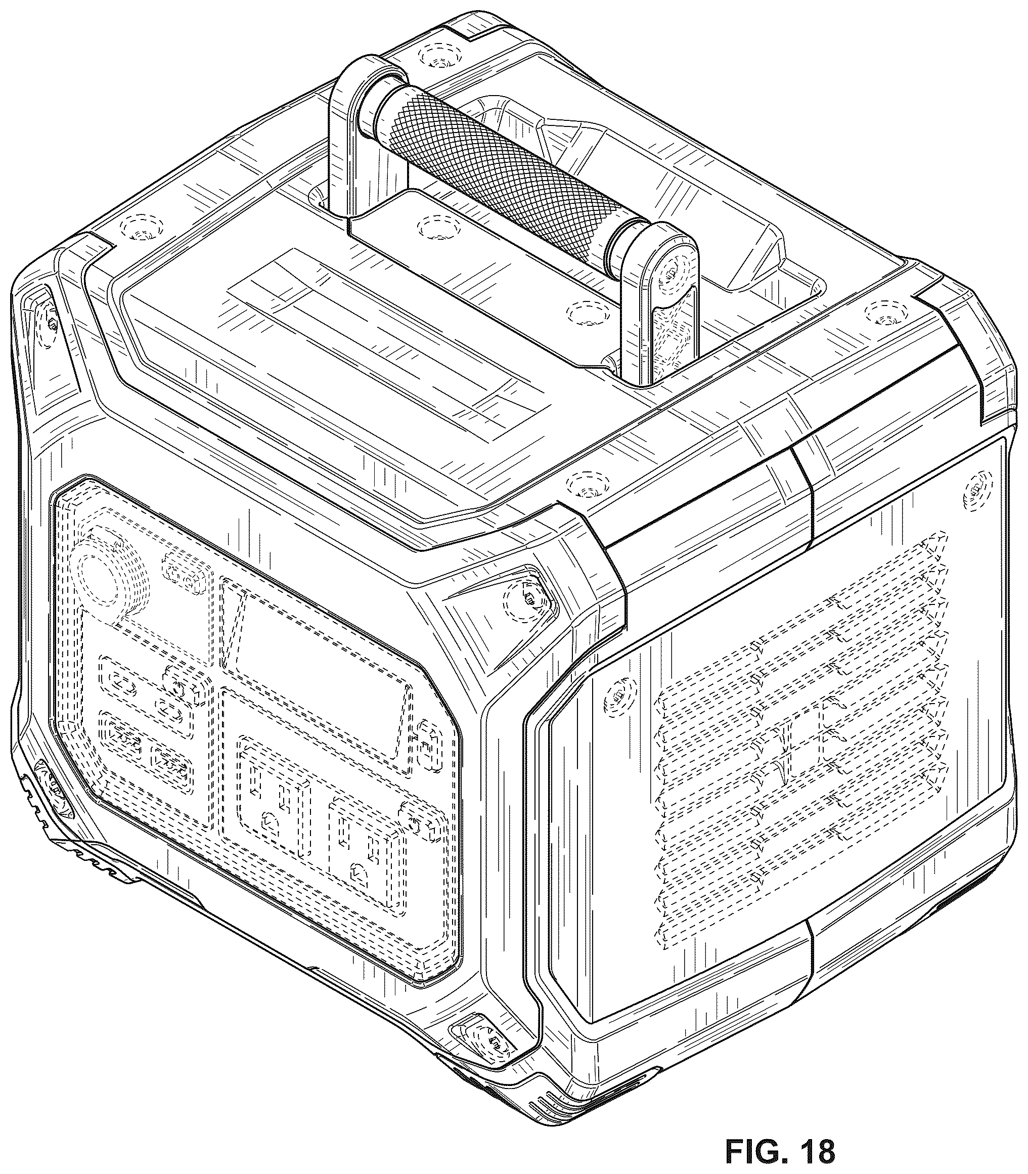 Patent USD1123844 Figure 18 – Power station