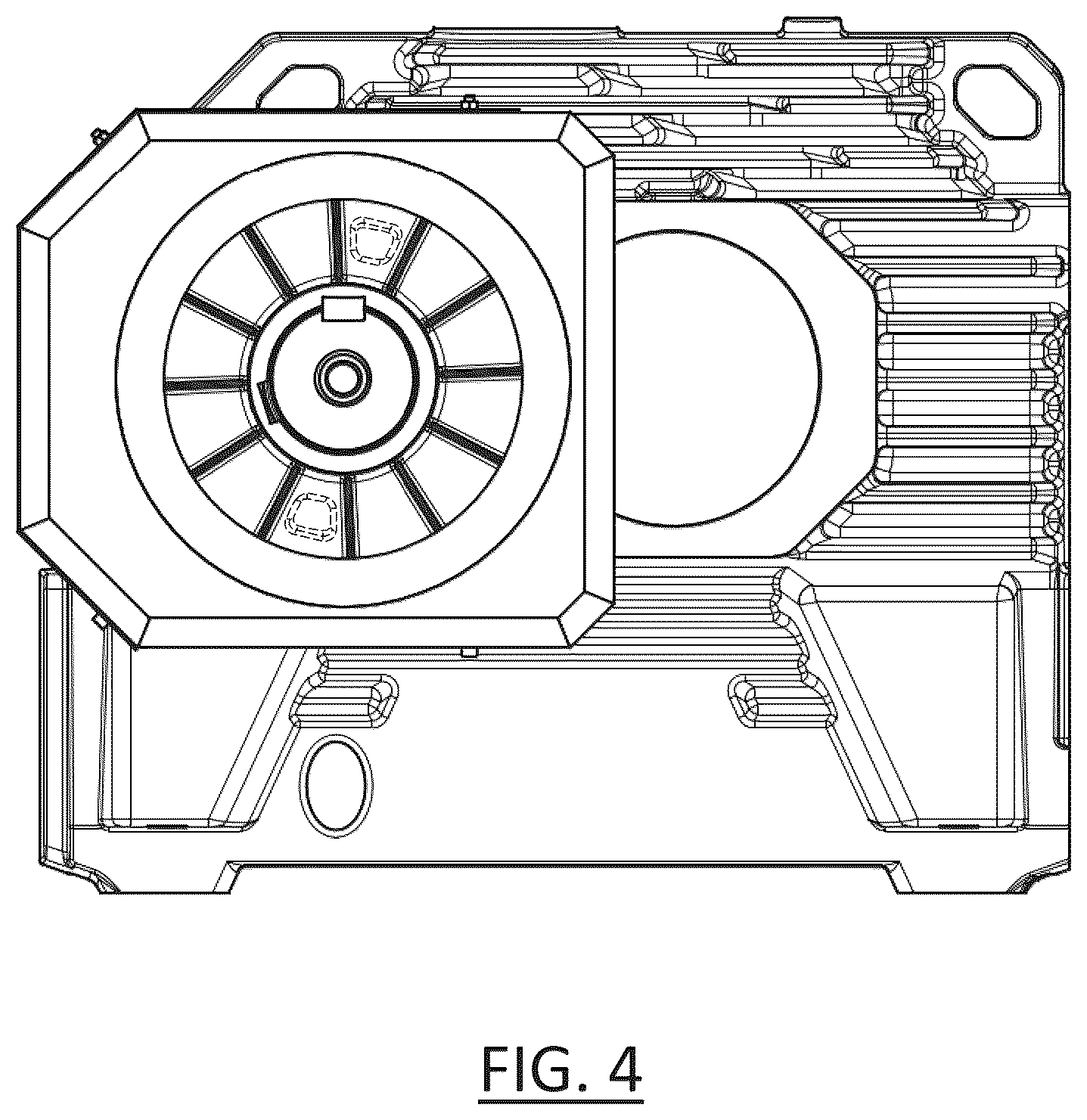 Patent USD1123845 Figure 4 – Motor, electric