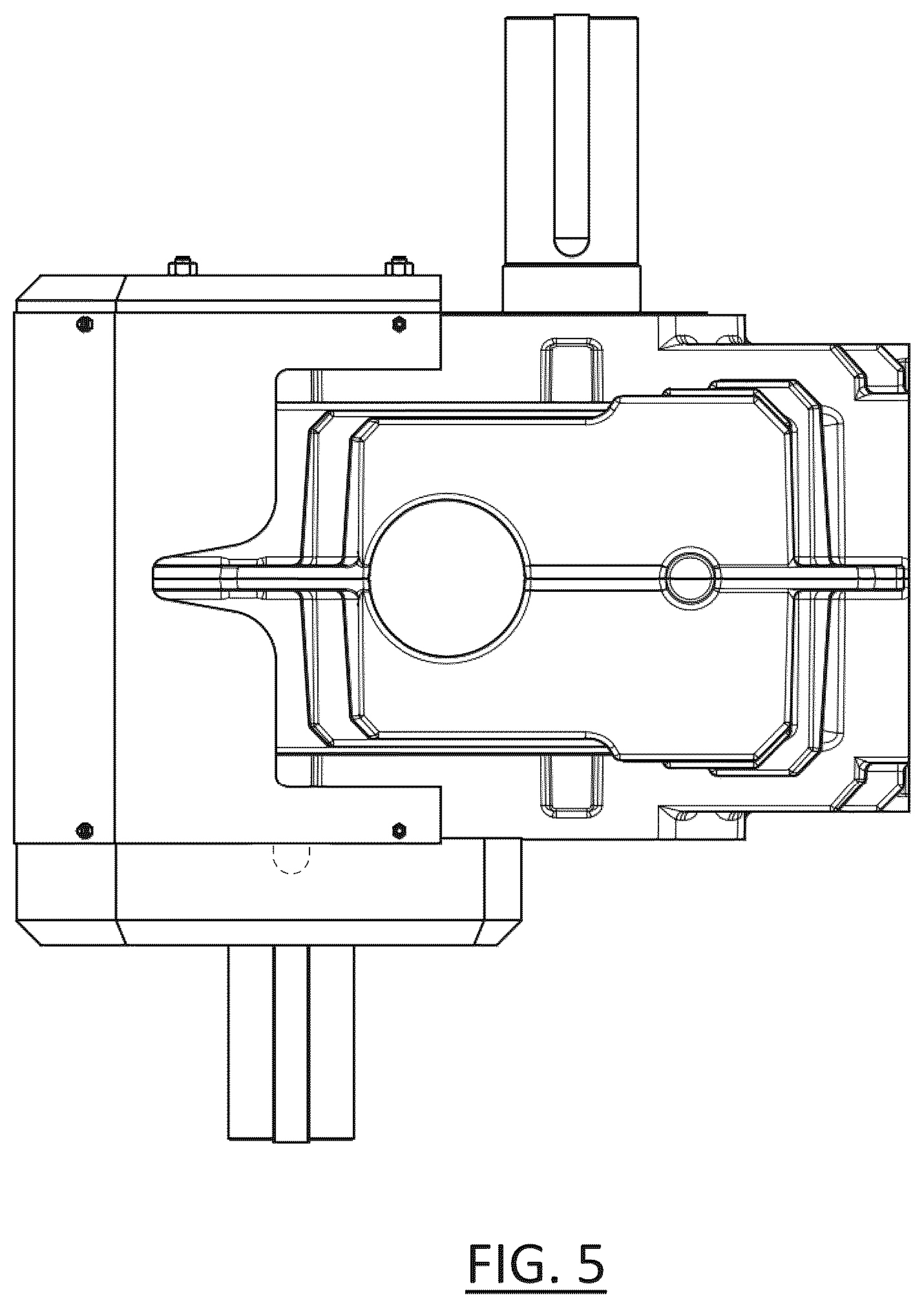 Patent USD1123845 Figure 5 – Motor, electric