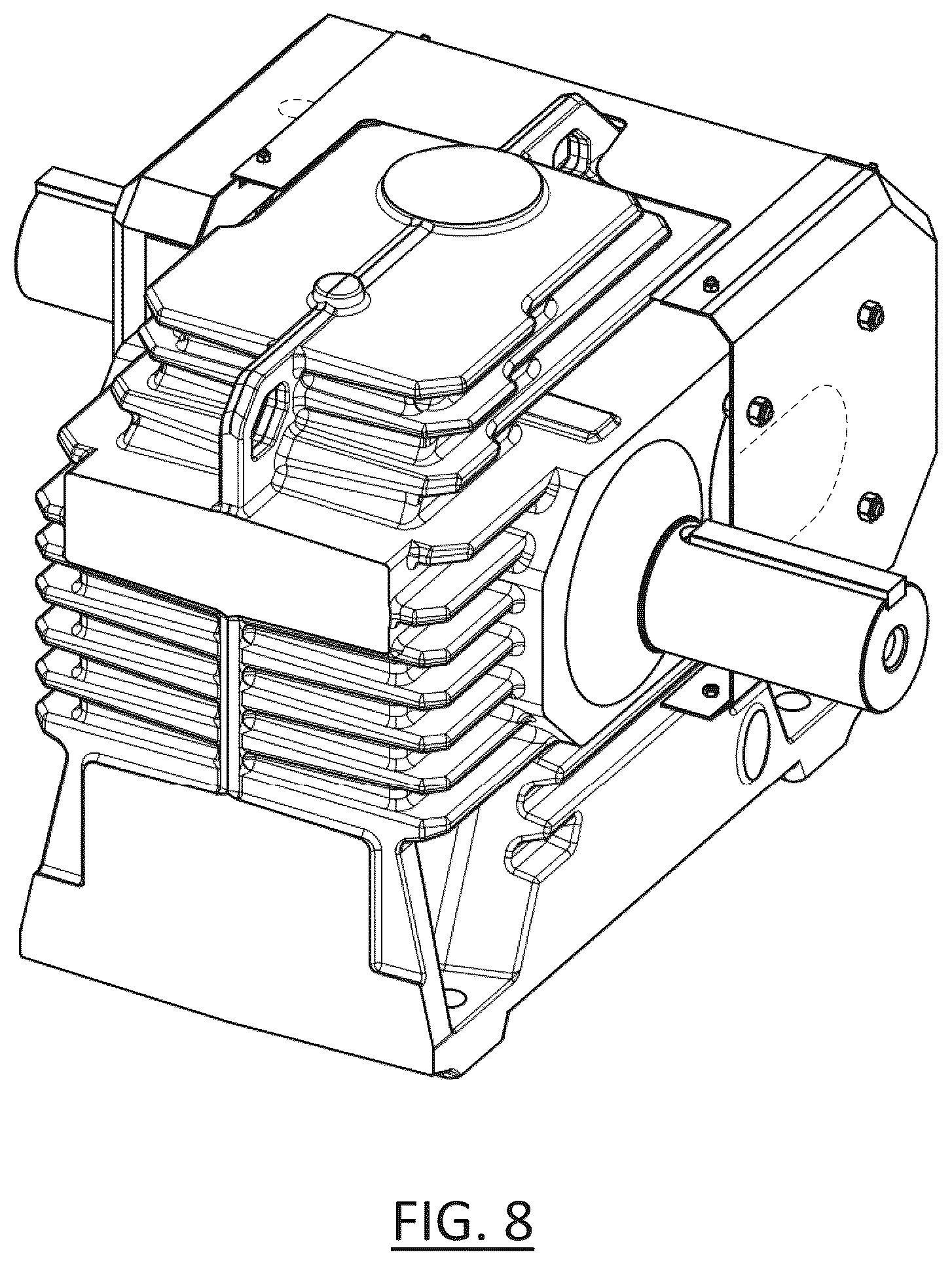 Patent USD1123845 Figure 8 – Motor, electric