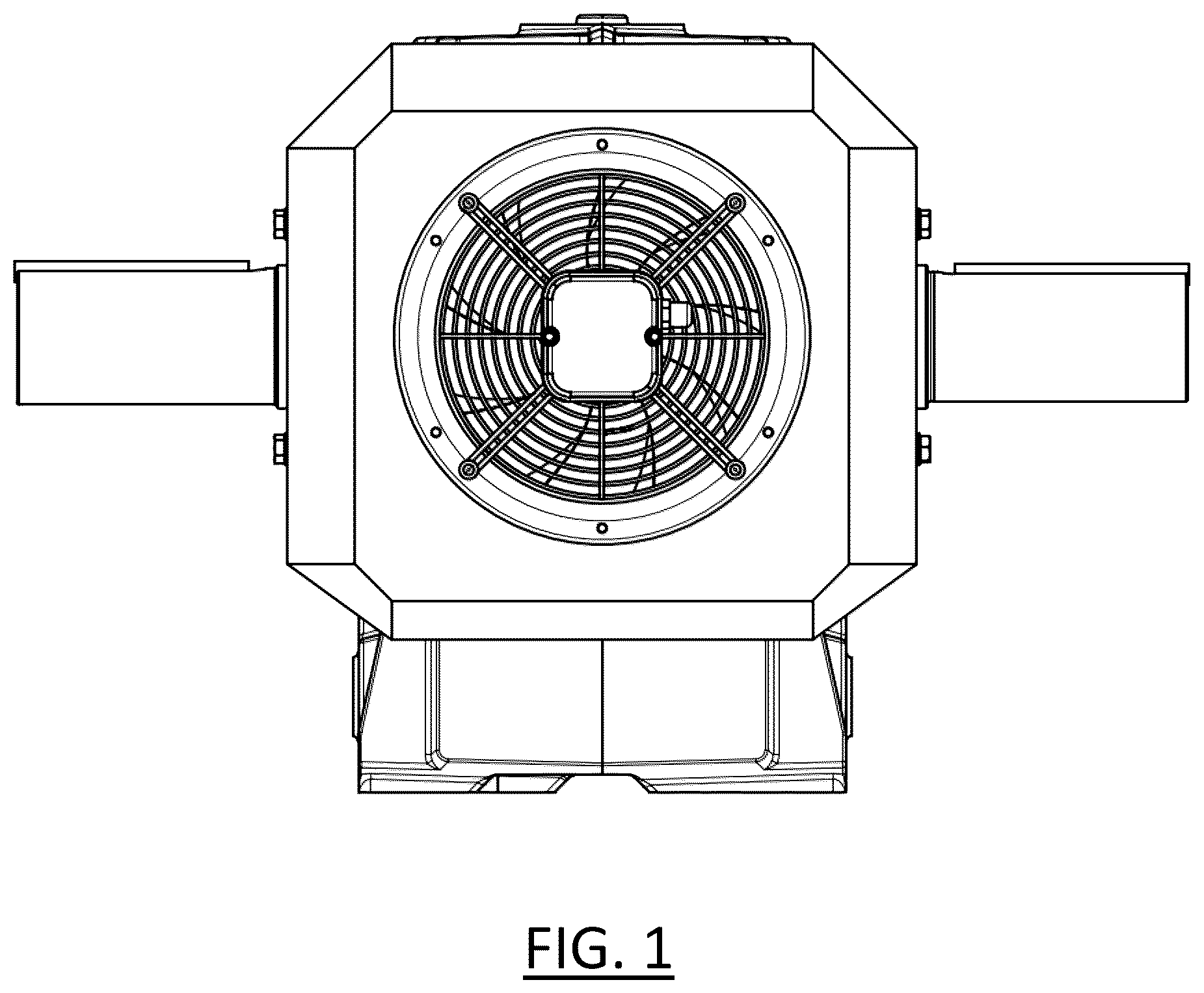 Patent USD1123846 Figure 1 – Motor, electric