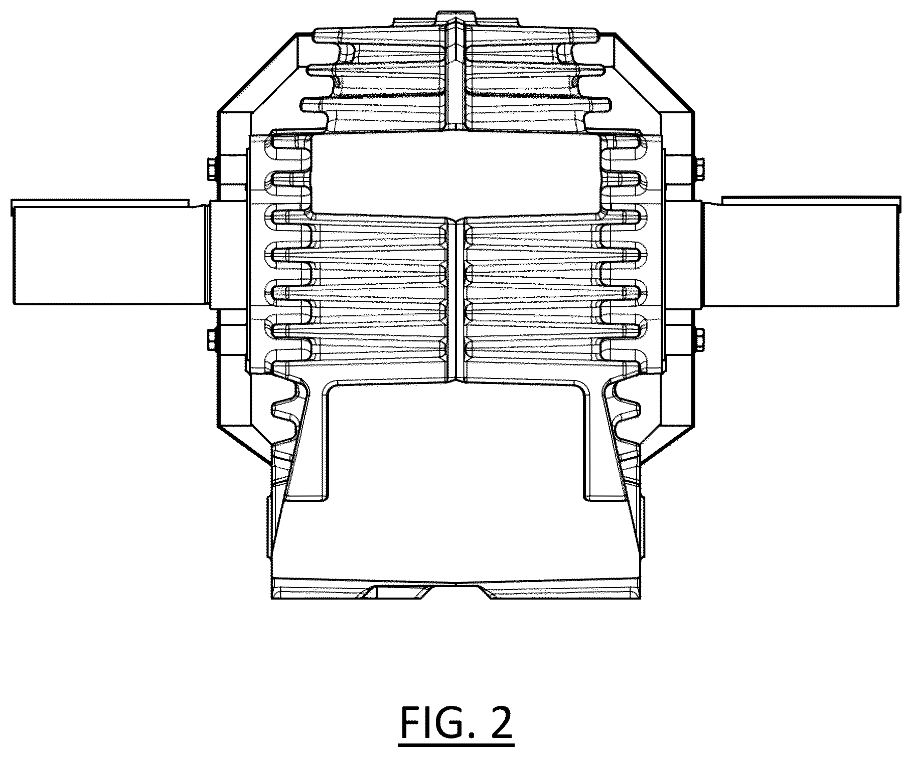 Patent USD1123846 Figure 2 – Motor, electric
