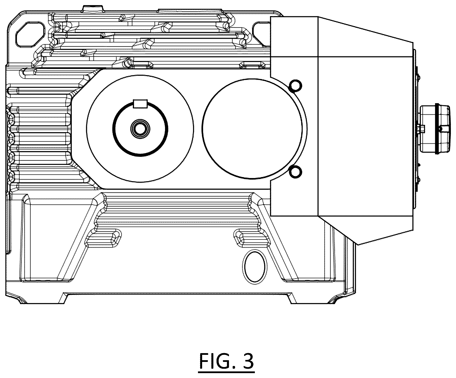 Patent USD1123846 Figure 3 – Motor, electric