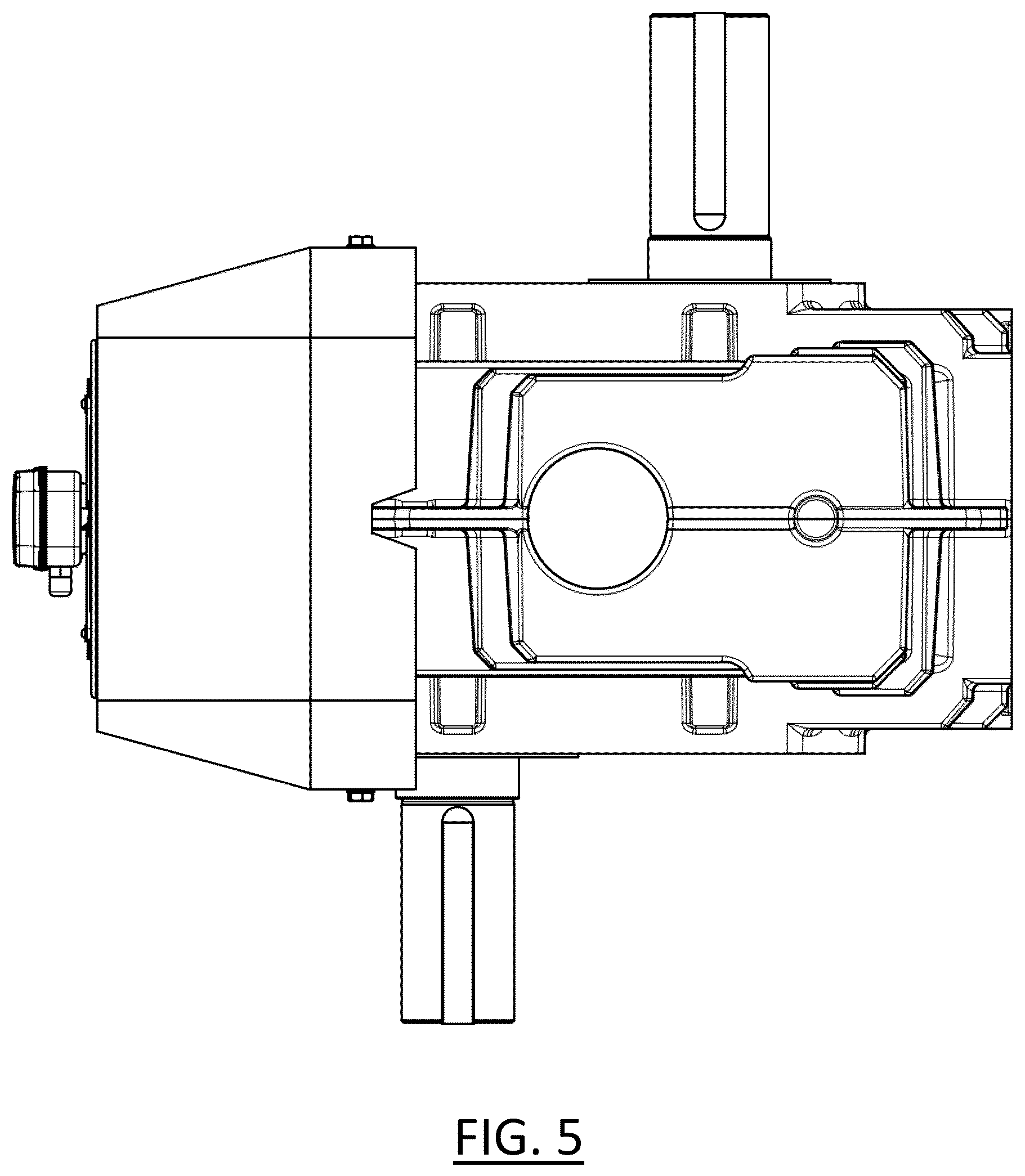 Patent USD1123846 Figure 5 – Motor, electric