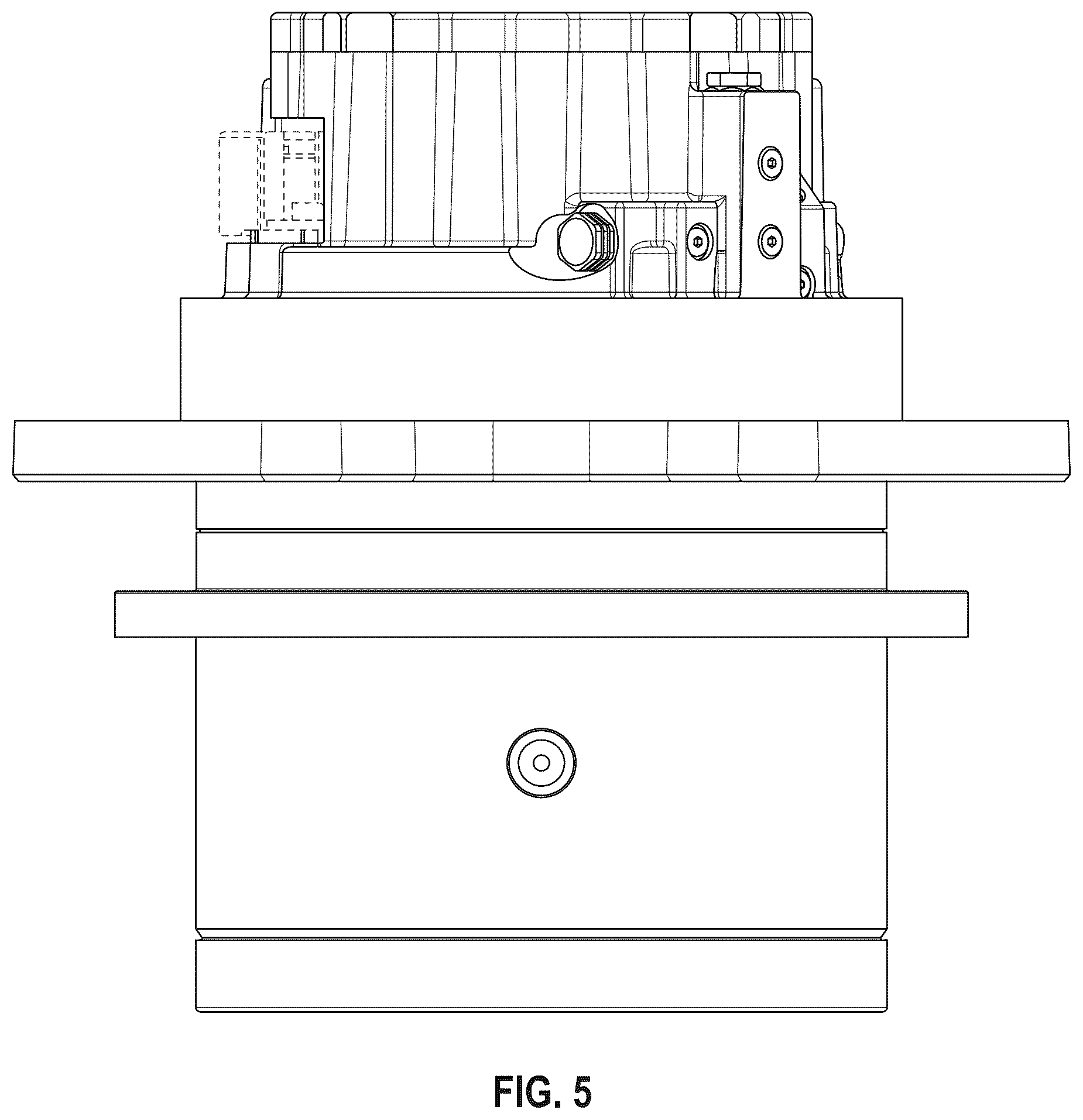 Patent USD1123848 Figure 5 – Hydraulic motor