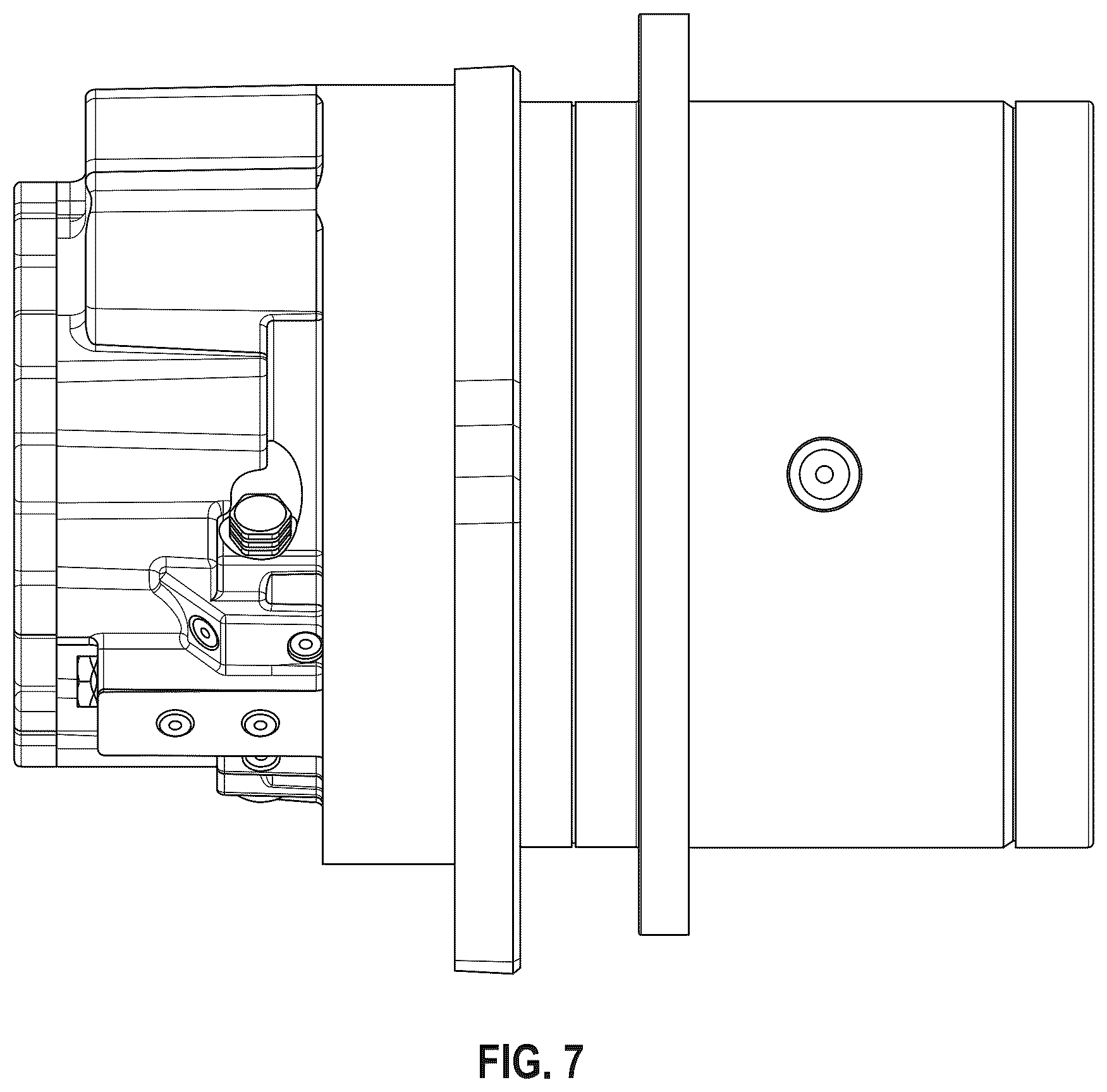 Patent USD1123848 Figure 7 – Hydraulic motor