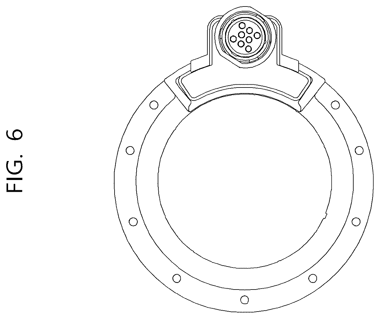 Patent USD1123850 Figure 6 – Generator stator for a trailer