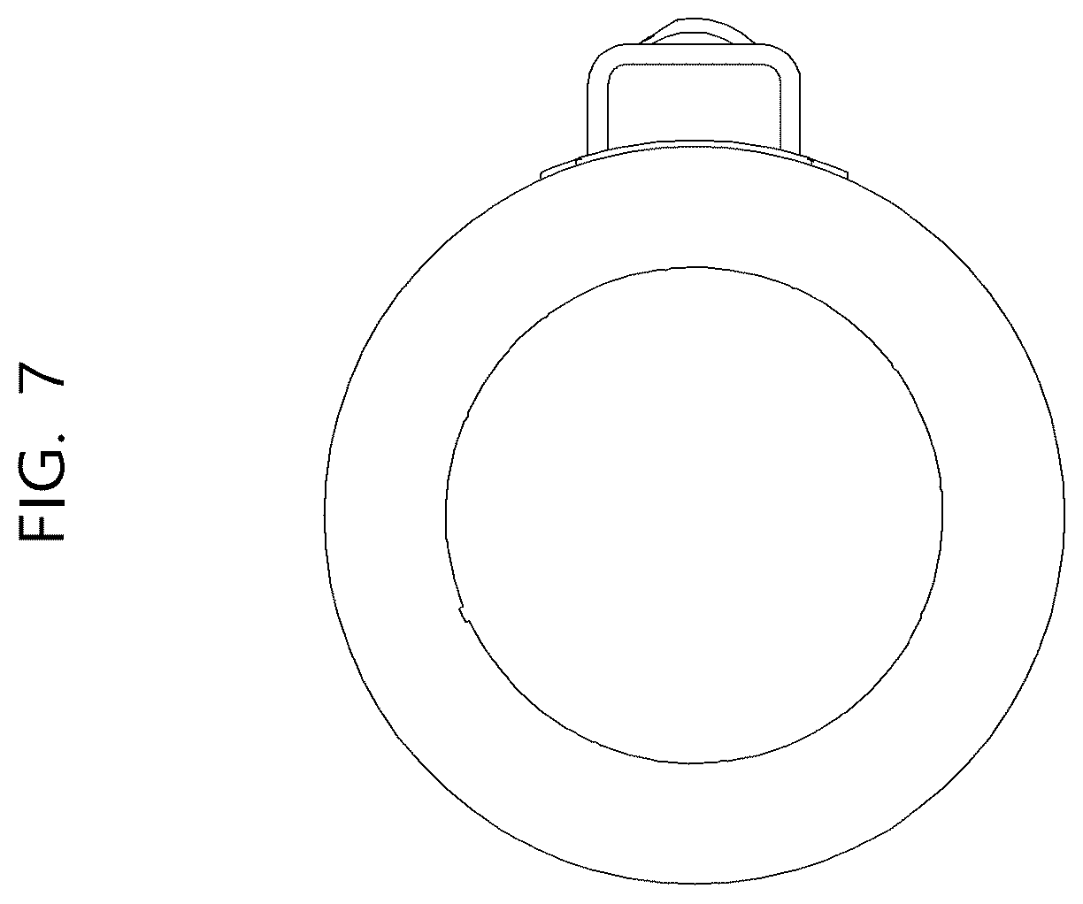 Patent USD1123850 Figure 7 – Generator stator for a trailer