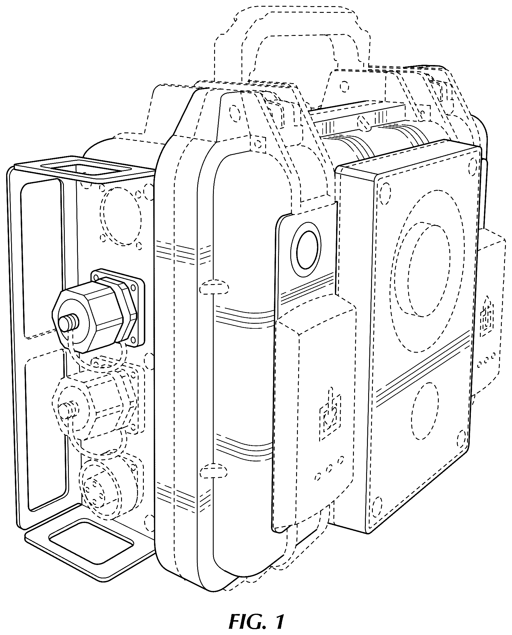 Patent USD1123851 Figure 1 – Hub case