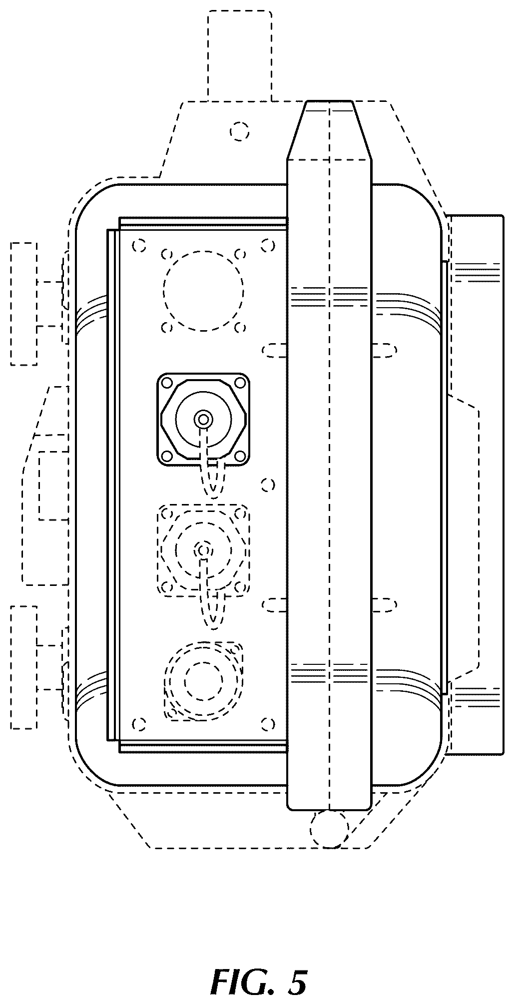 Patent USD1123851 Figure 5 – Hub case