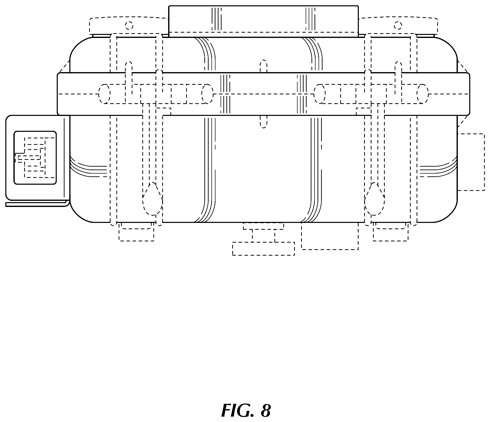 Patent USD1123851 Figure 8 – Hub case