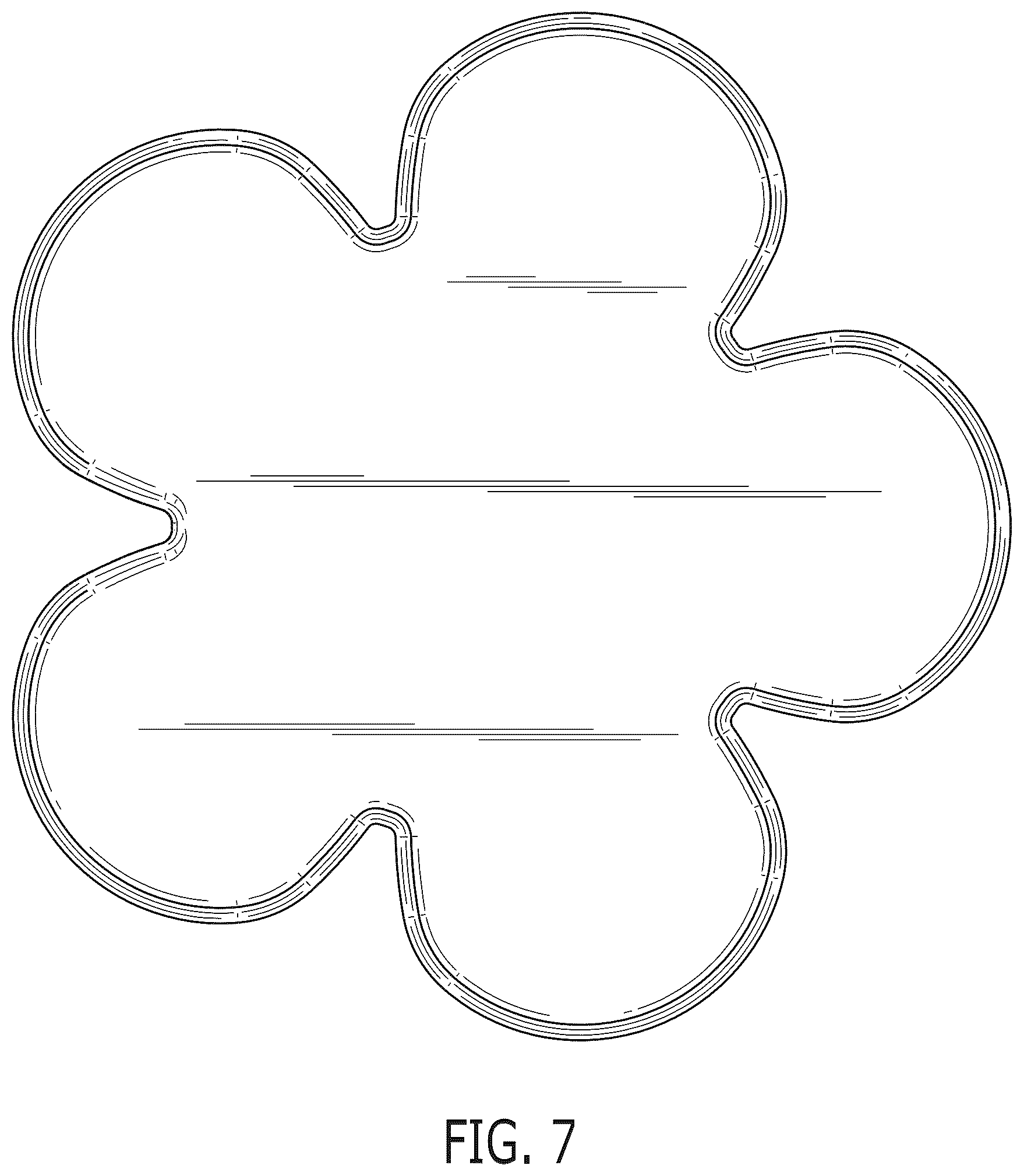 Patent USD1123853 Figure 4 – 5-petal flower shaped cover for wireless charger