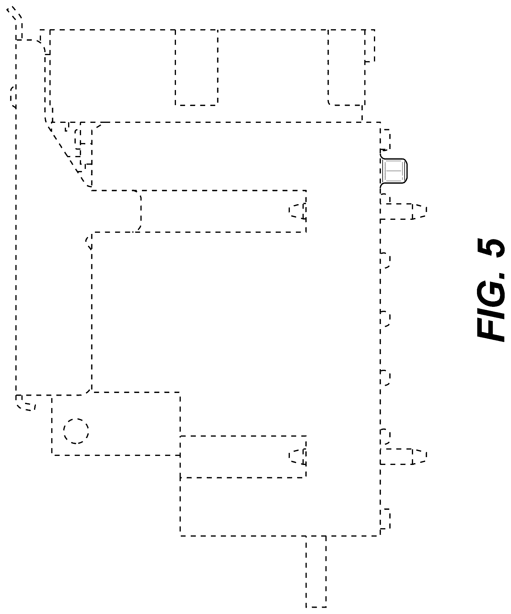Patent USD1123855 Figure 5 – Connector