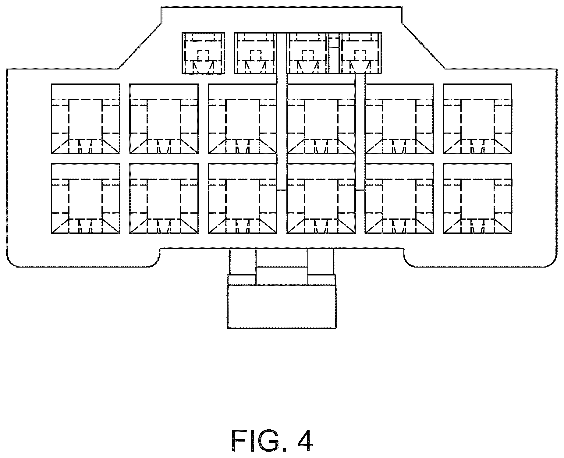 Patent USD1123856 Figure 4 – Electronic connector