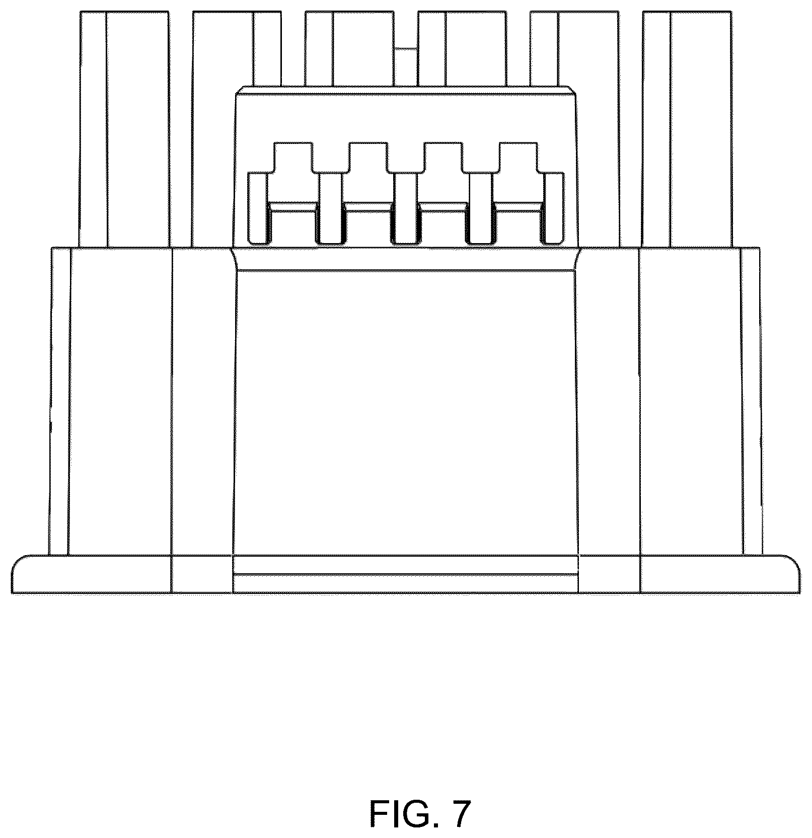 Patent USD1123856 Figure 7 – Electronic connector