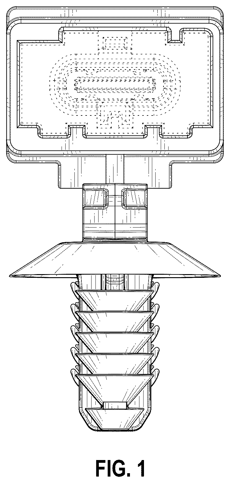 Patent USD1123858 — Connector — Figure 1