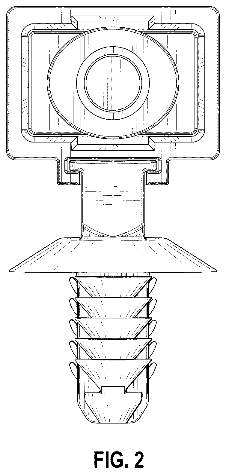 Patent USD1123858 Figure 2 – Connector