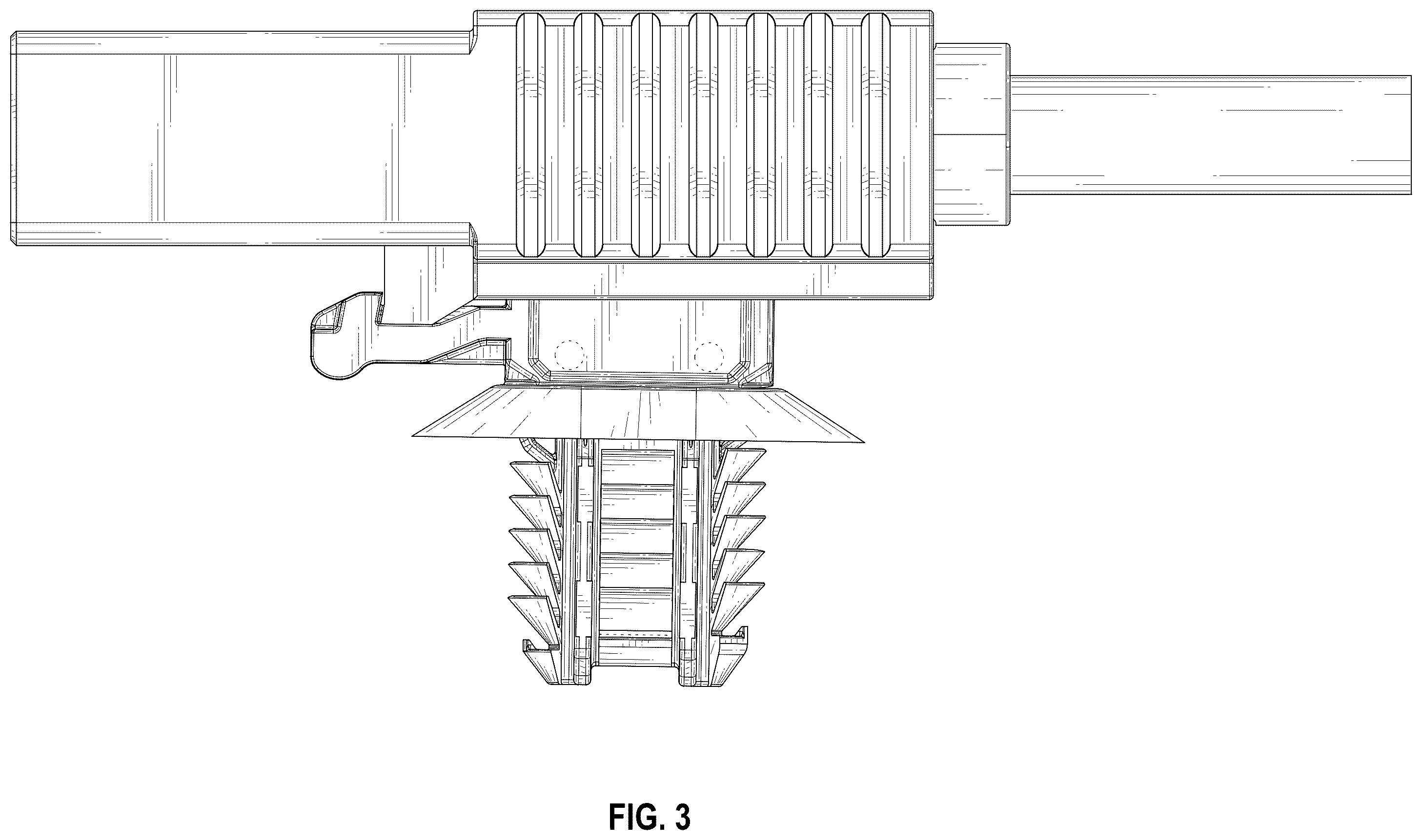 Patent USD1123858 Figure 3 – Connector