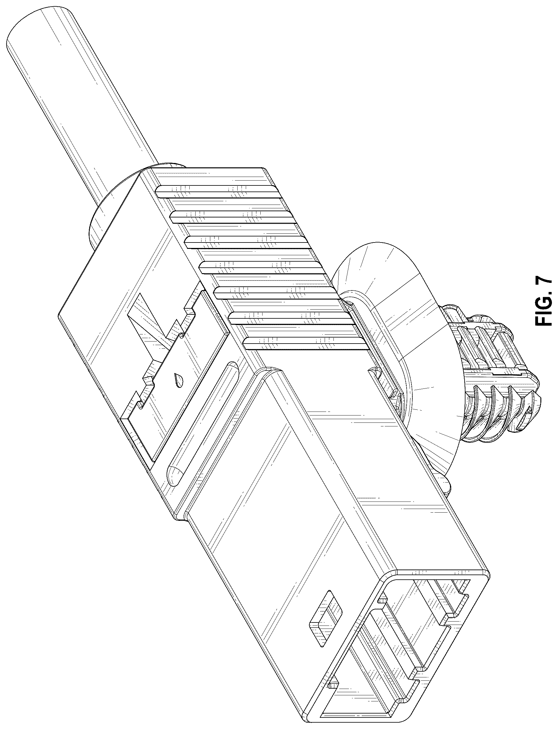 Patent USD1123858 Figure 7 – Connector