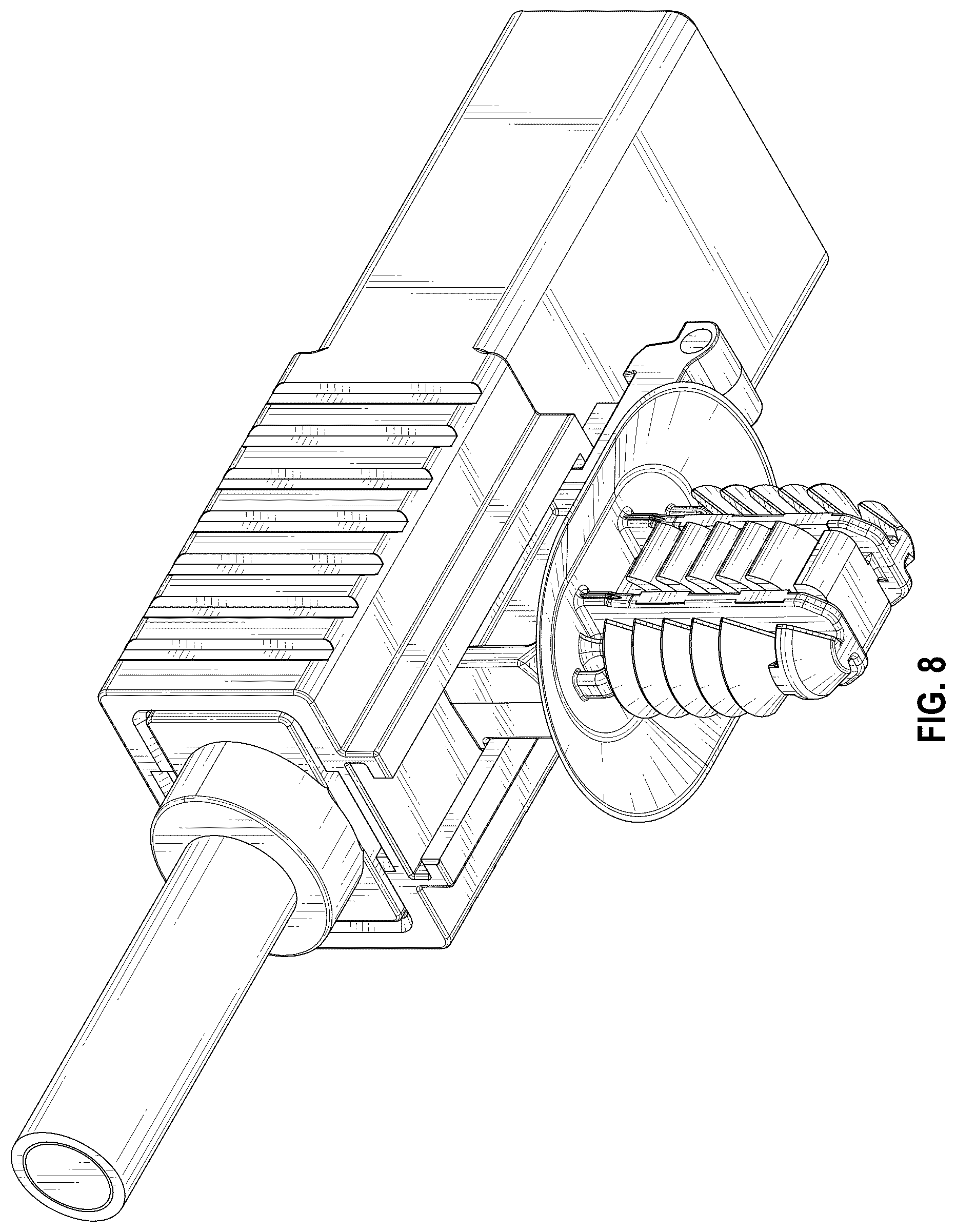Patent USD1123858 Figure 8 – Connector
