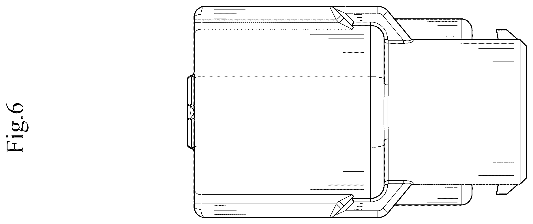 Patent USD1123860 Figure 6 – Housing for electrical connector