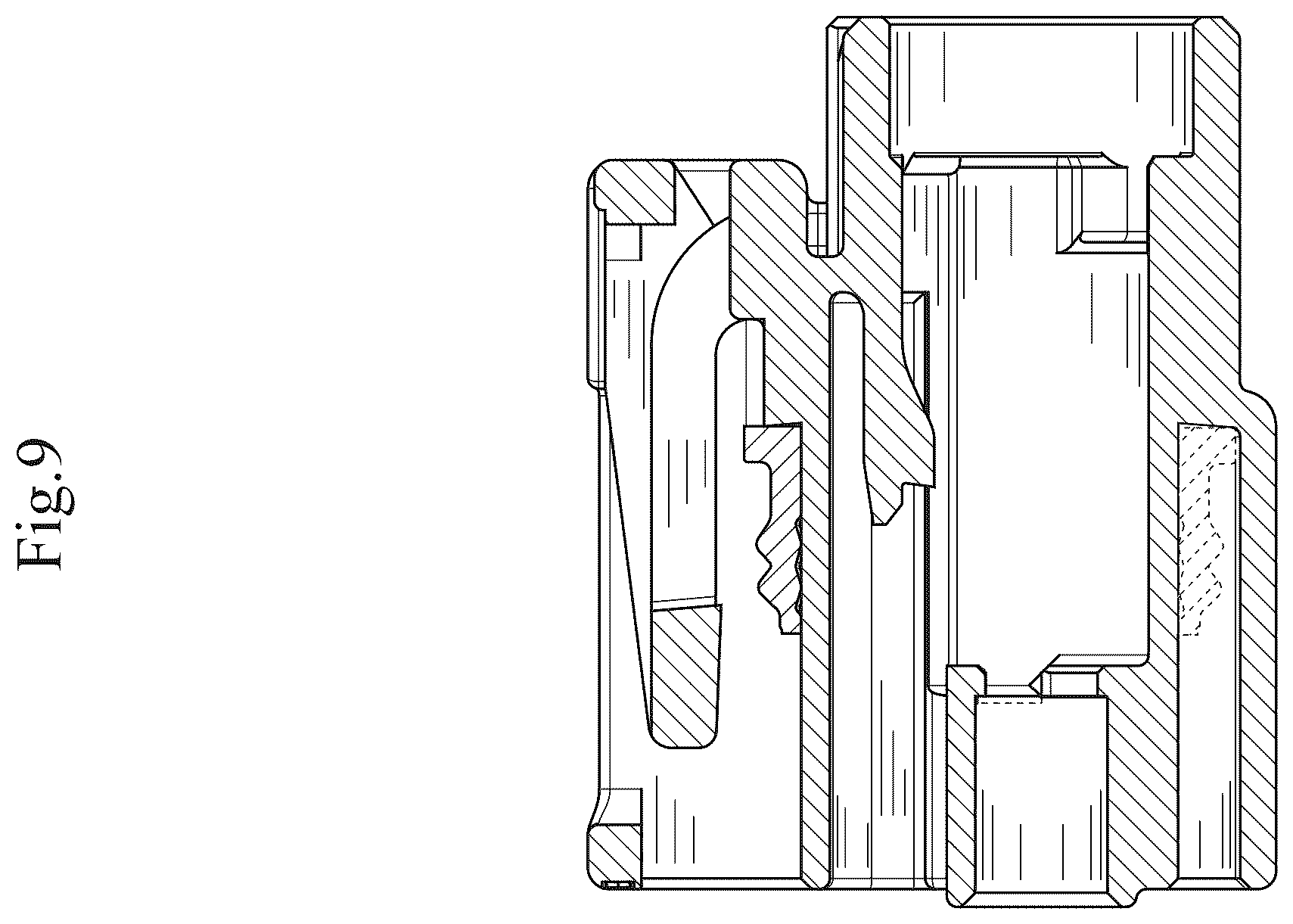 Patent USD1123860 Figure 9 – Housing for electrical connector