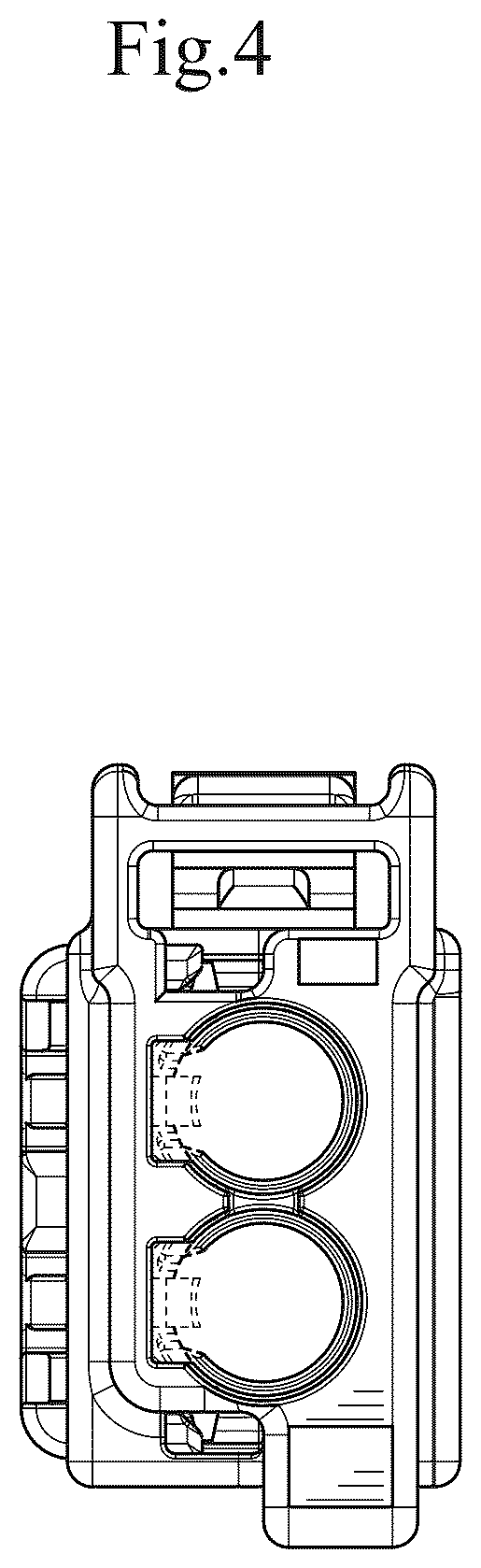 Patent USD1123861 Figure 4 – Housing for electrical connector