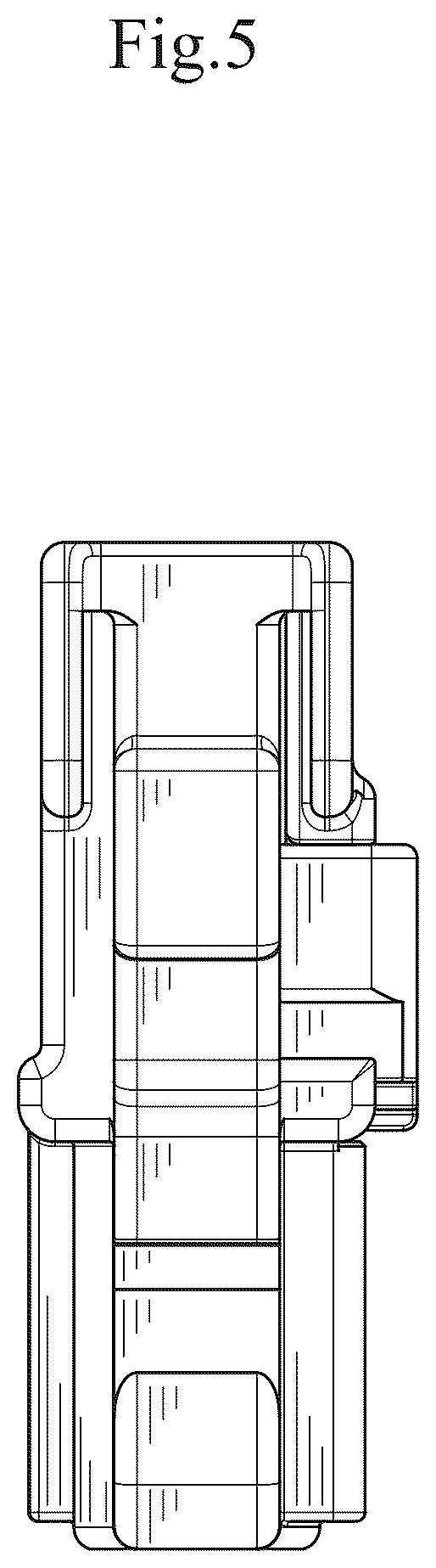 Patent USD1123861 Figure 5 – Housing for electrical connector