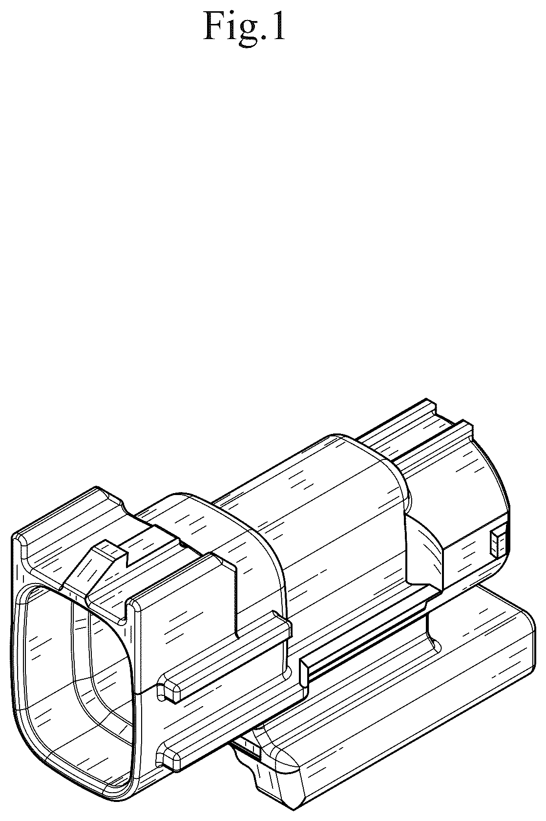 Patent USD1123862 — Housing for electrical connector — Figure 1