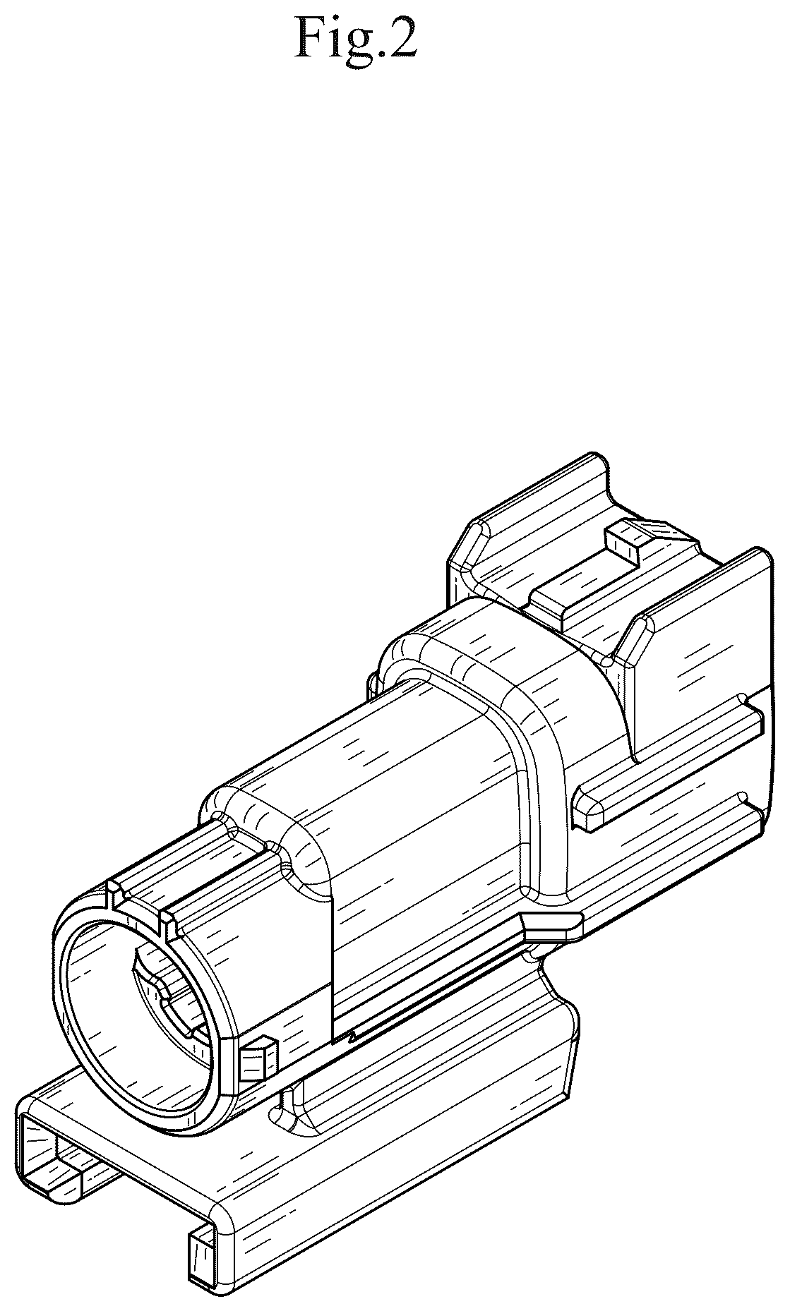 Patent USD1123862 Figure 2 – Housing for electrical connector