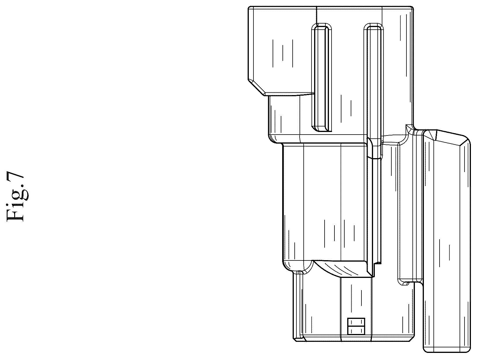 Patent USD1123862 Figure 7 – Housing for electrical connector