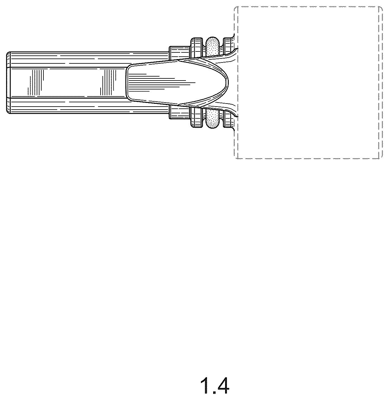 Patent USD1123863 Figure 4 – Electrical connector