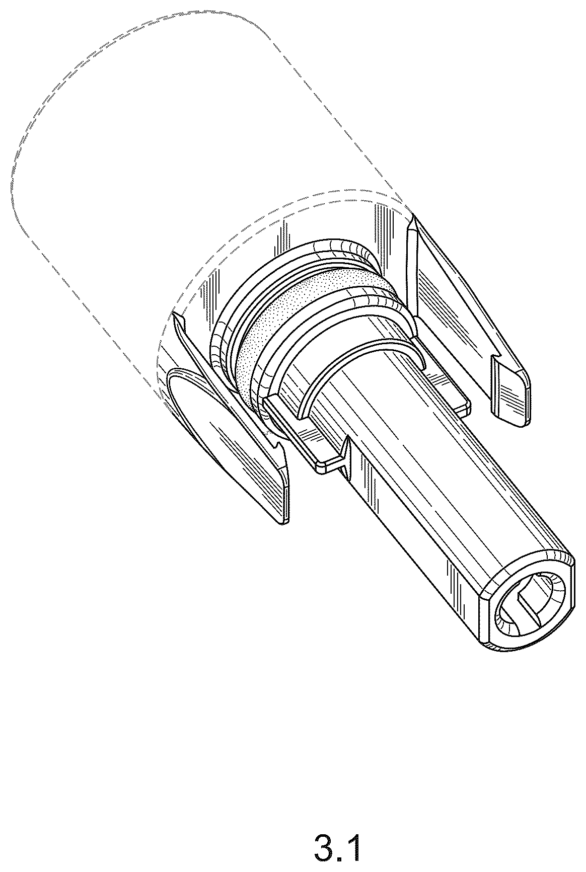 Patent USD1123863 Figure 8 – Electrical connector